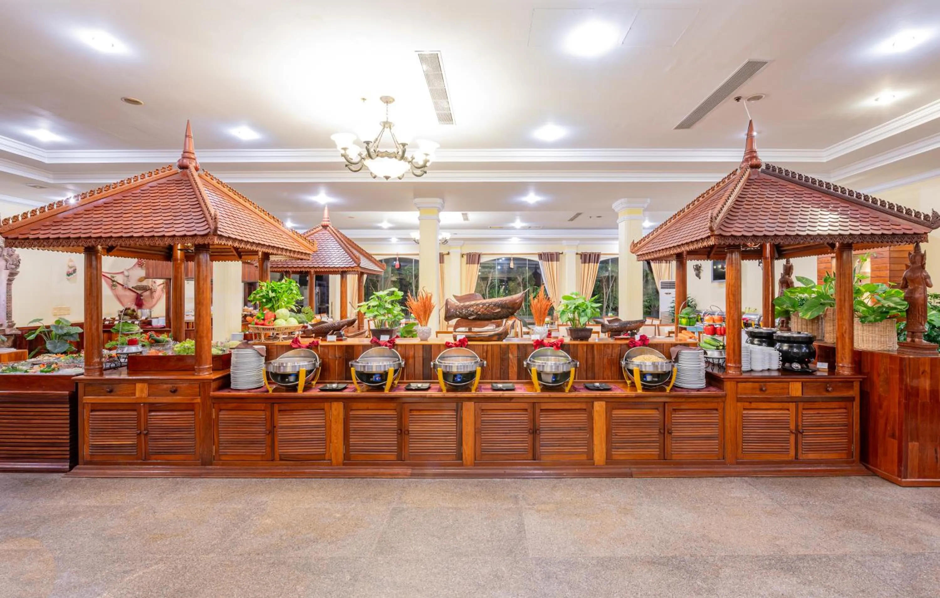 Buffet breakfast in Somadevi Angkor Premium