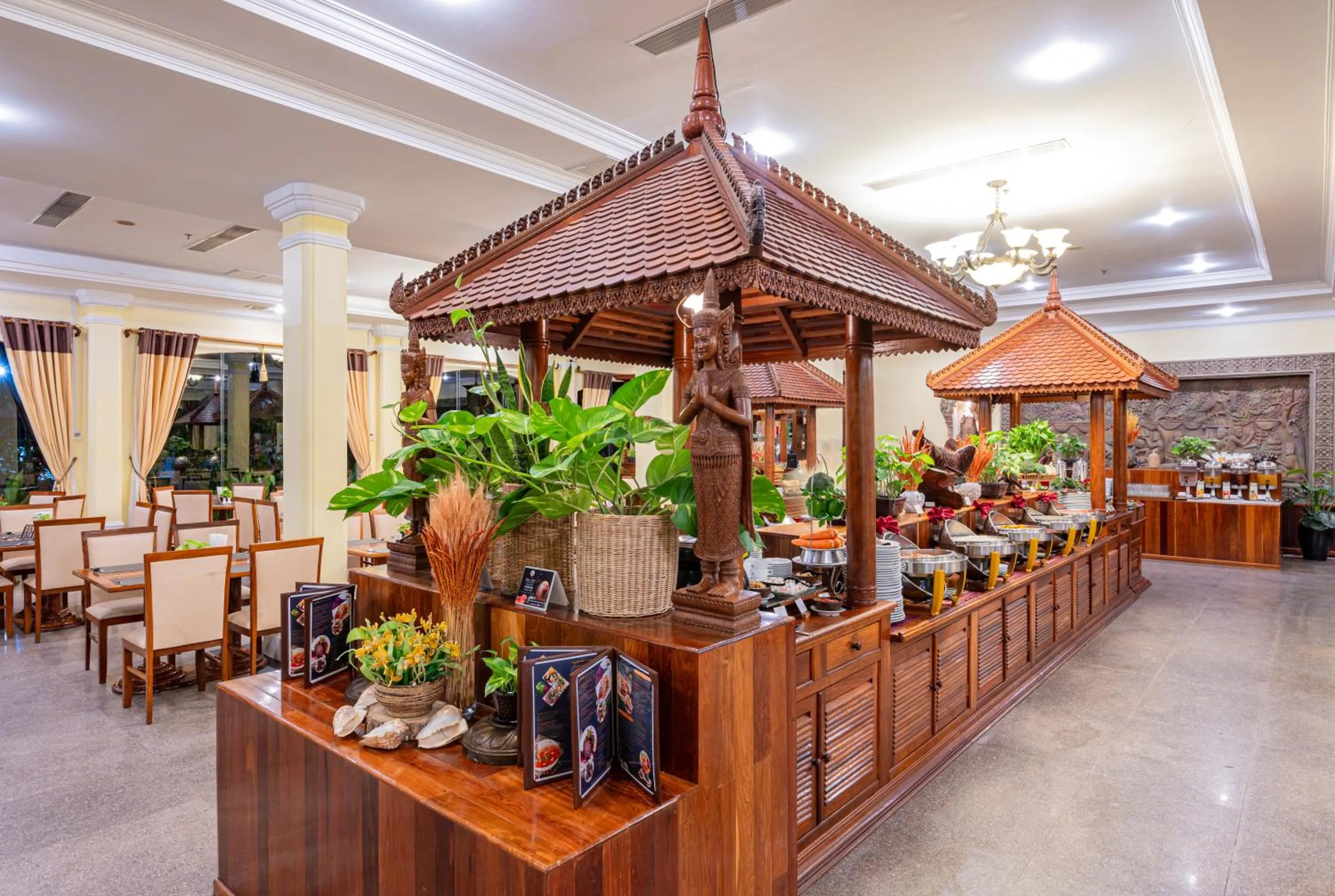 Buffet breakfast in Somadevi Angkor Premium
