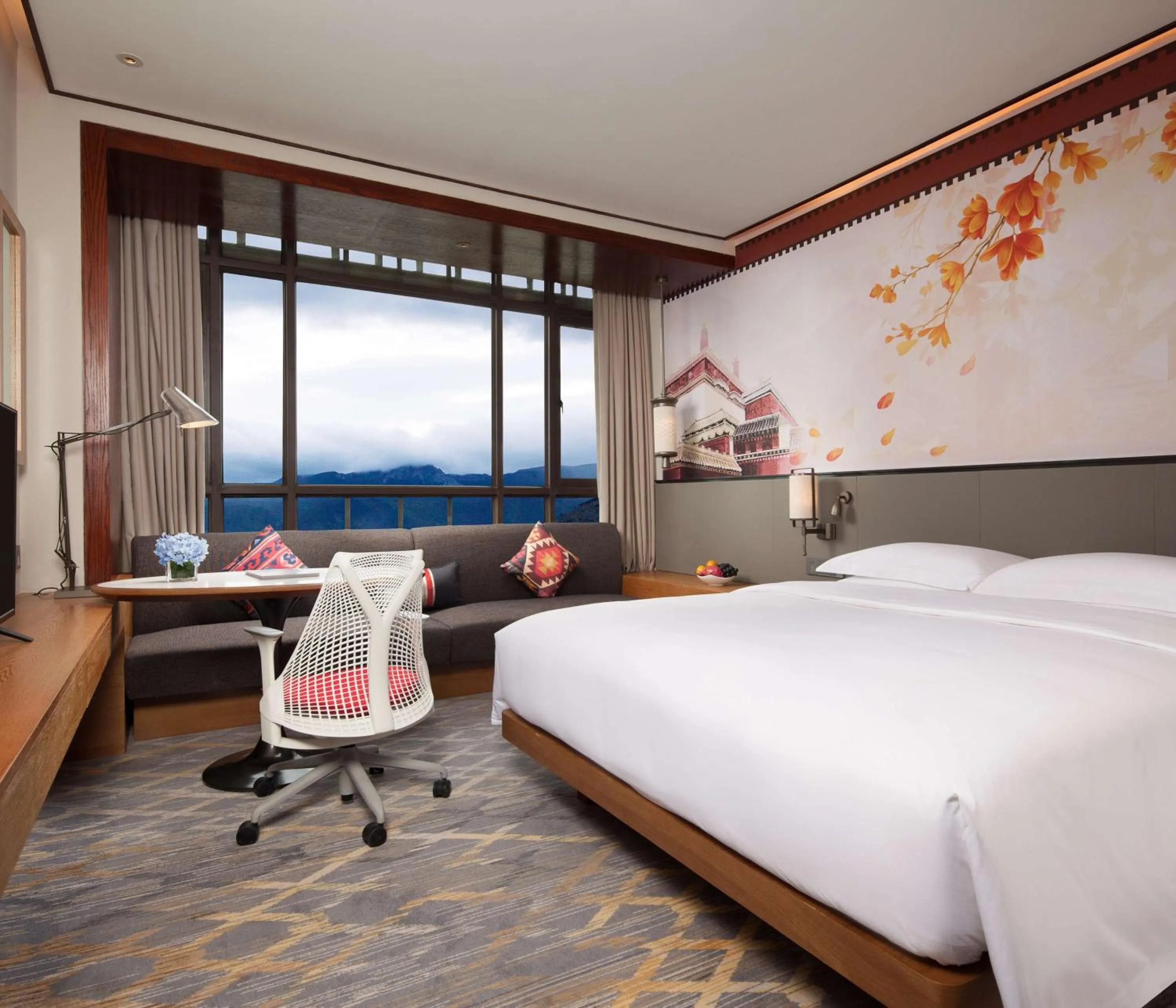 Bed in Hilton Garden Inn Shangri-La