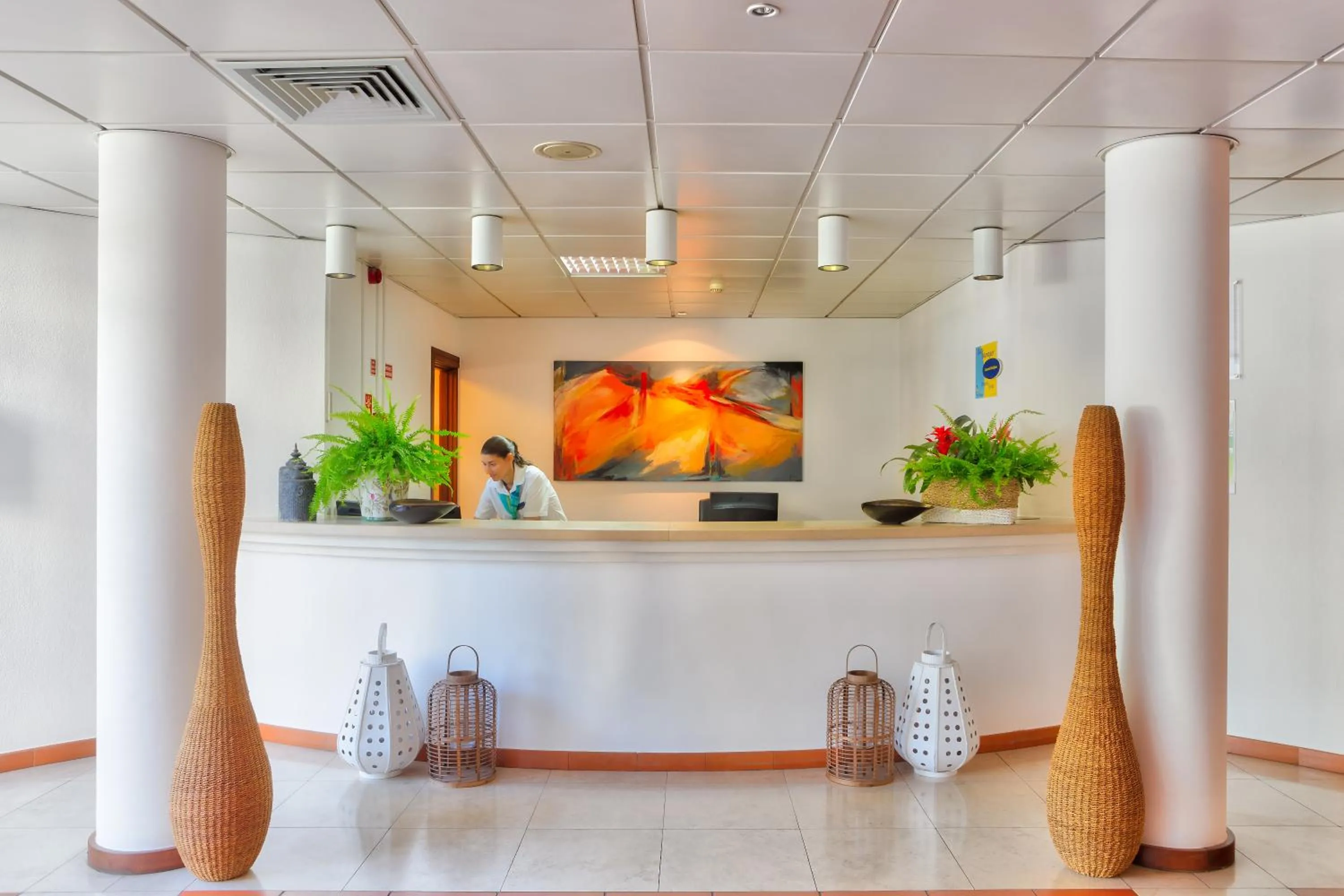 Lobby or reception in Hotel Torre Praia