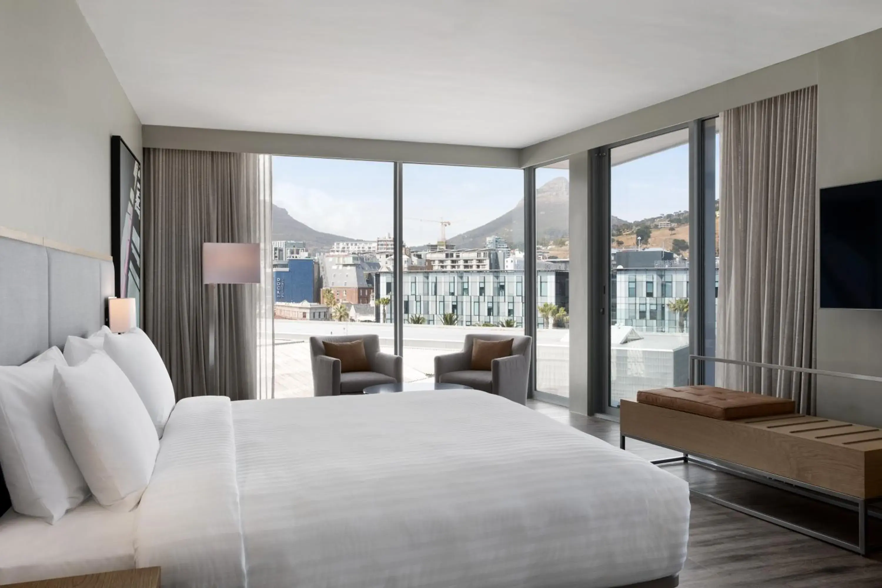 Larger Guest room, 1 King, Mountain view, Corner room in AC Hotel by Marriott Cape Town Waterfront Larger Guest room, 1 King, Mountain view, Corner room in AC Hotel by Marriott Cape Town Waterfront