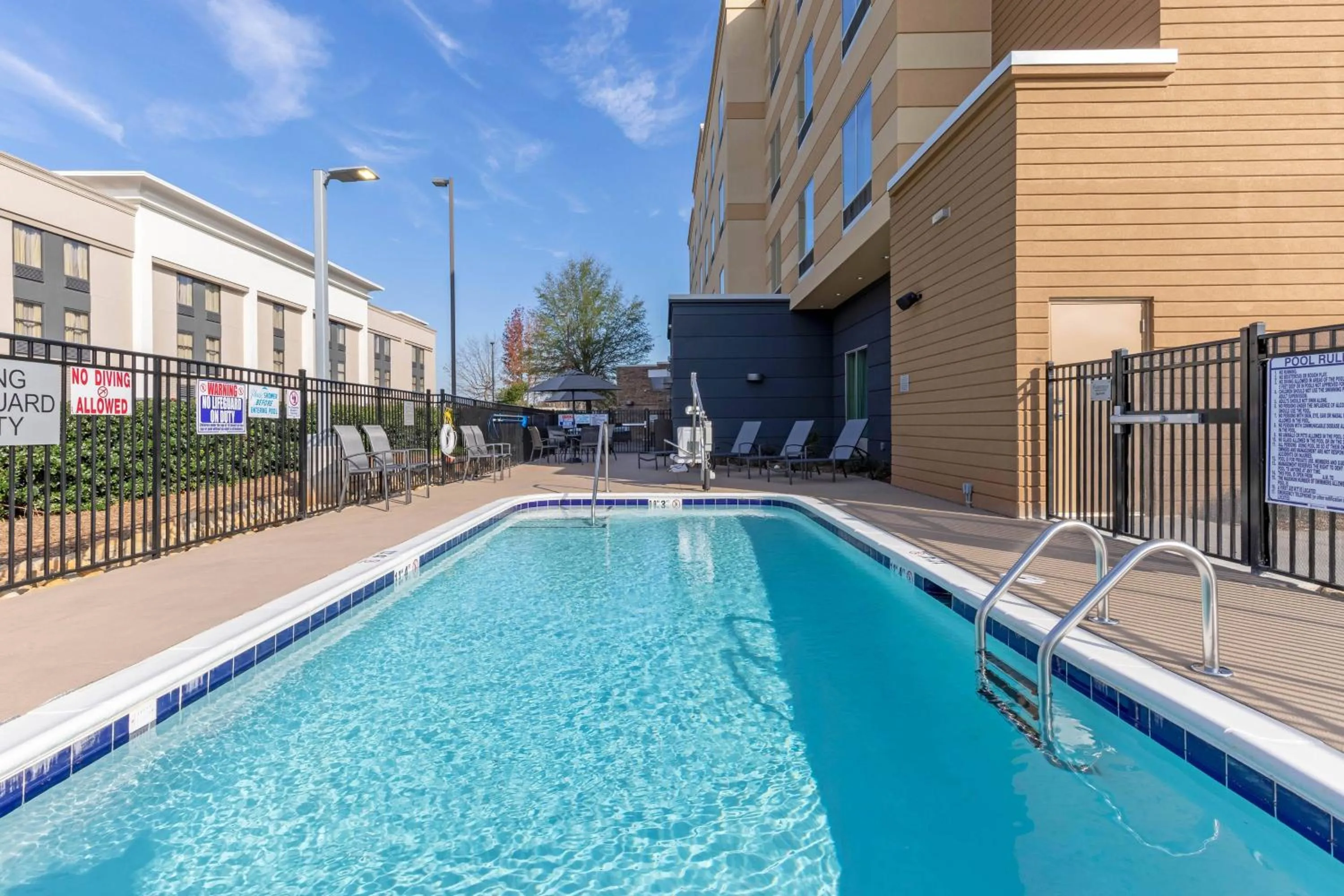 Swimming pool in Fairfield Inn & Suites by Marriott Mebane