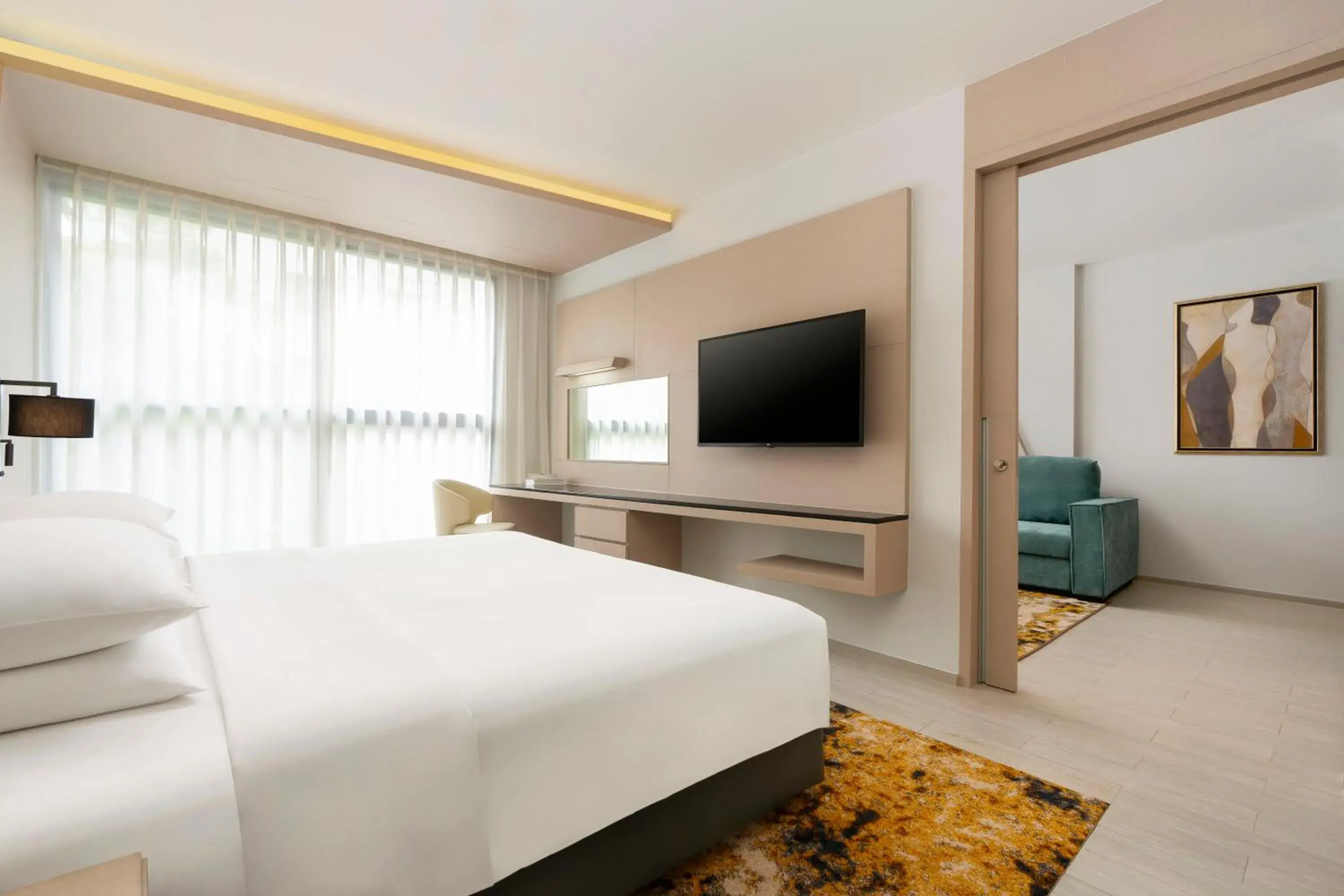 King Suite with Sofa Bed - single occupancy in Hyatt Place Bangkok Sukhumvit 1 King Suite with Sofa Bed - single occupancy in Hyatt Place Bangkok Sukhumvit 1