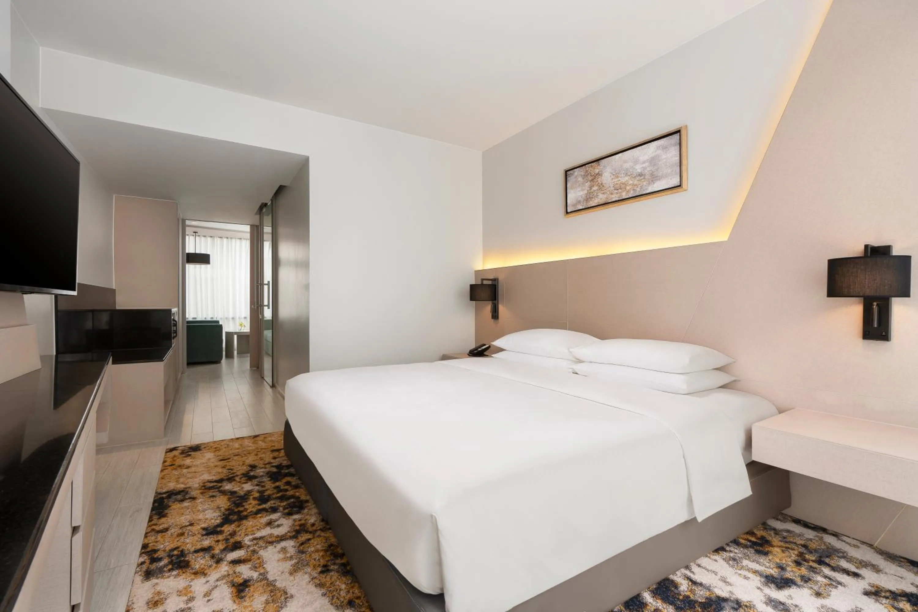 Bed in Hyatt Place Bangkok Sukhumvit 1