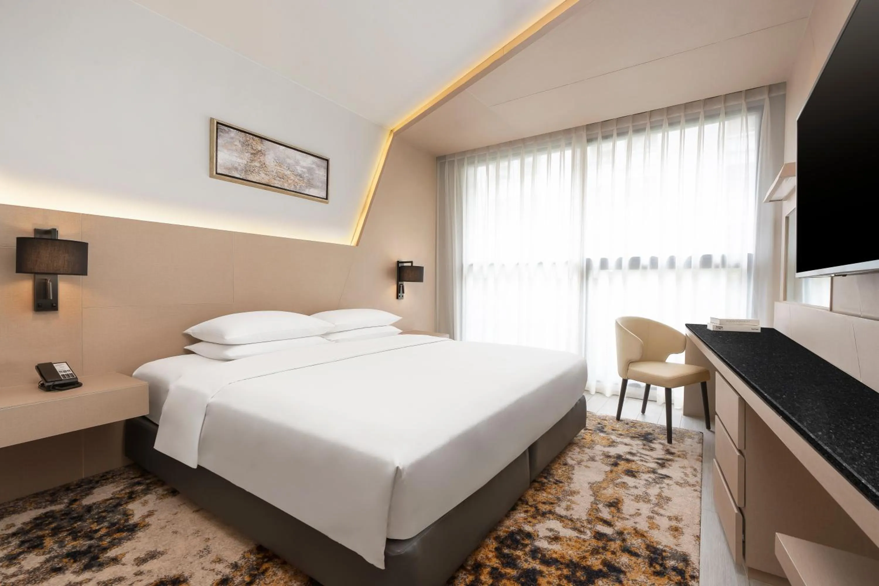 Bed in Hyatt Place Bangkok Sukhumvit 1