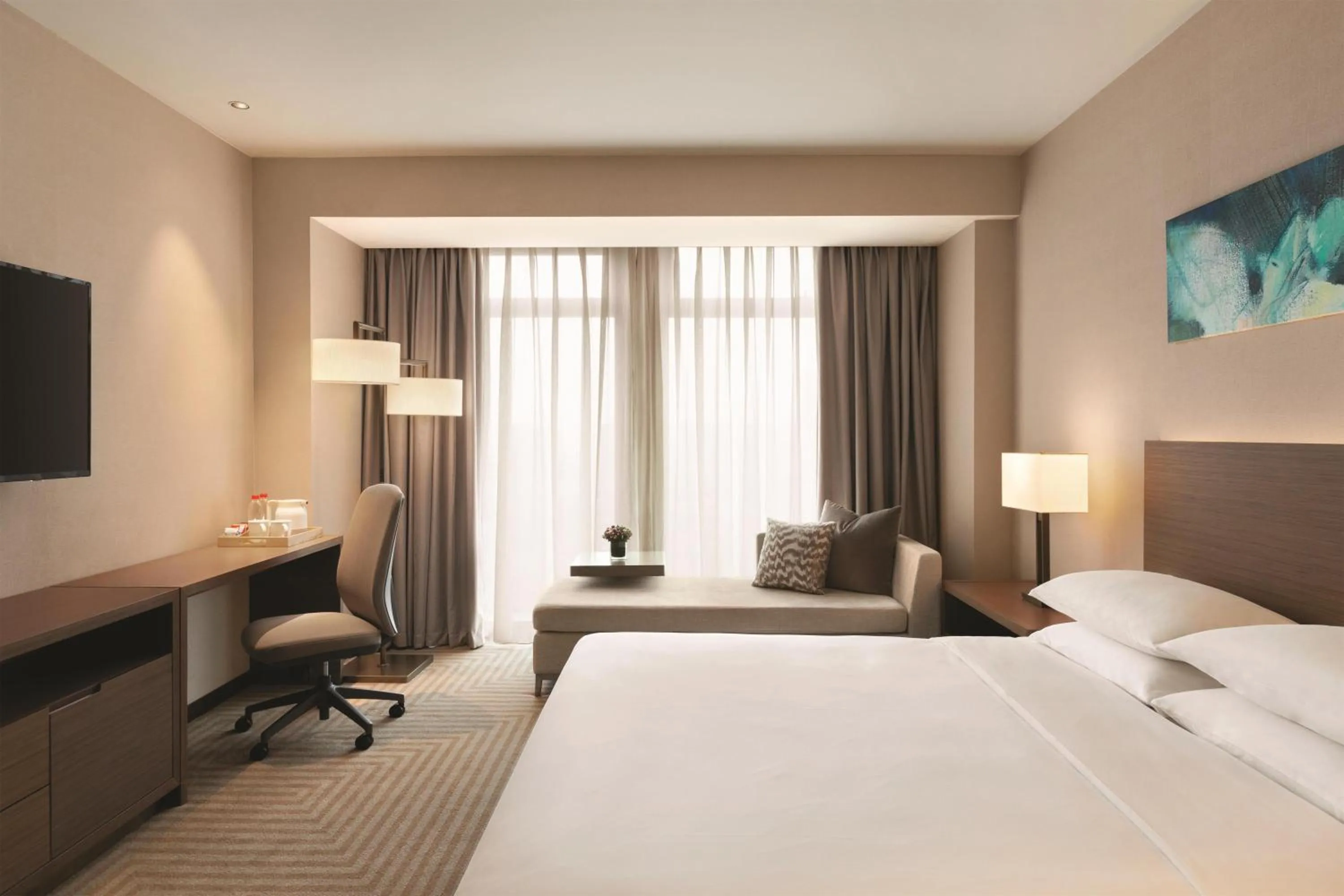 Bedroom, Bed in Hyatt House Chengdu Pebble Walk