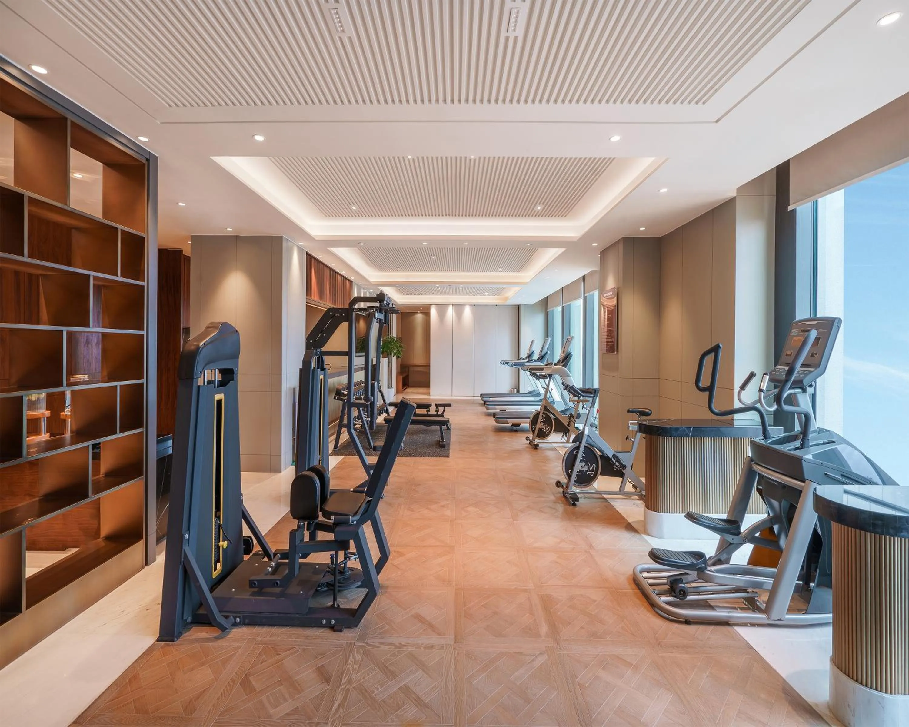 Fitness centre/facilities in Hyatt House Chengdu Pebble Walk