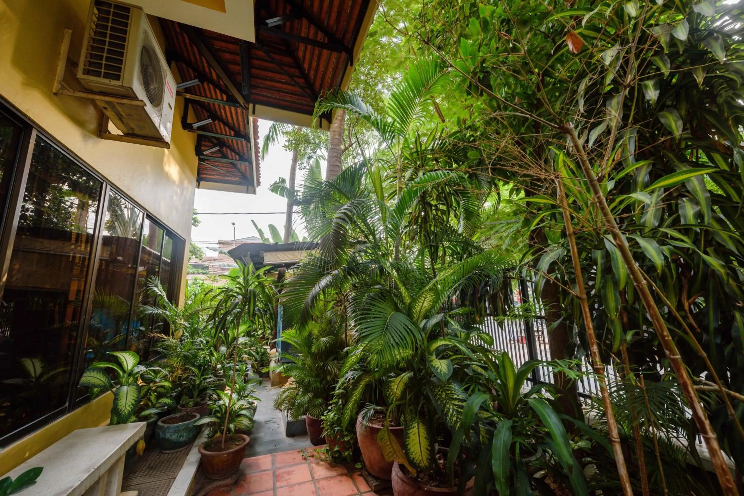 Garden view in City View Apartment