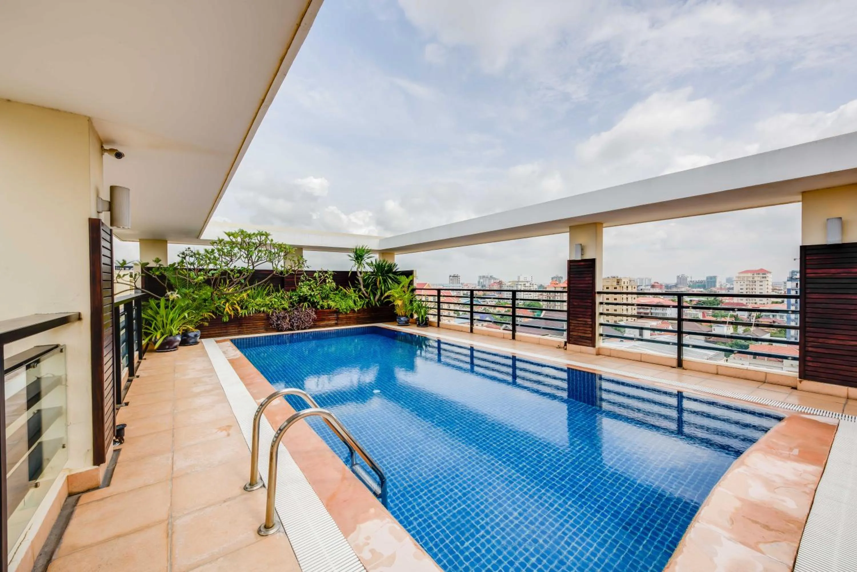 Swimming pool in City View Apartment