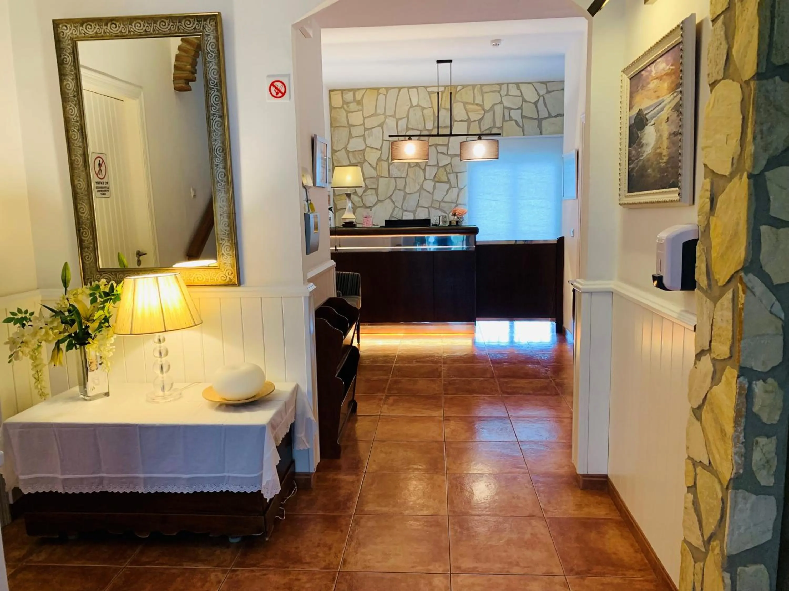 Lobby or reception in Hotel Casa Rosa