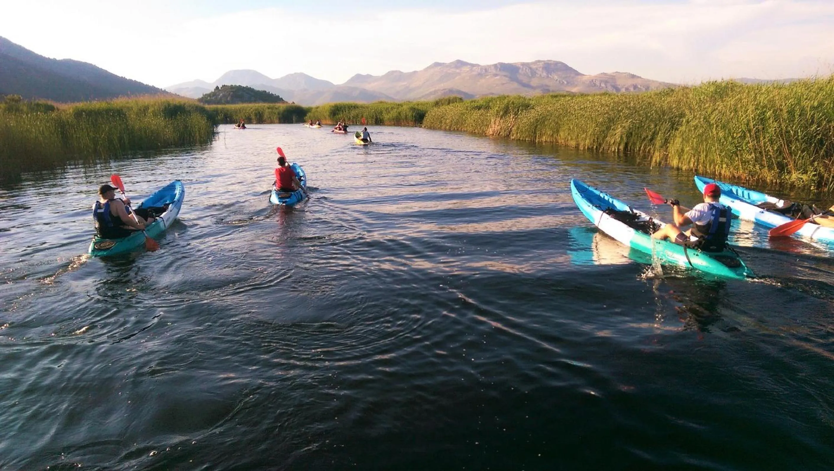 Canoeing in Hotel Merlot