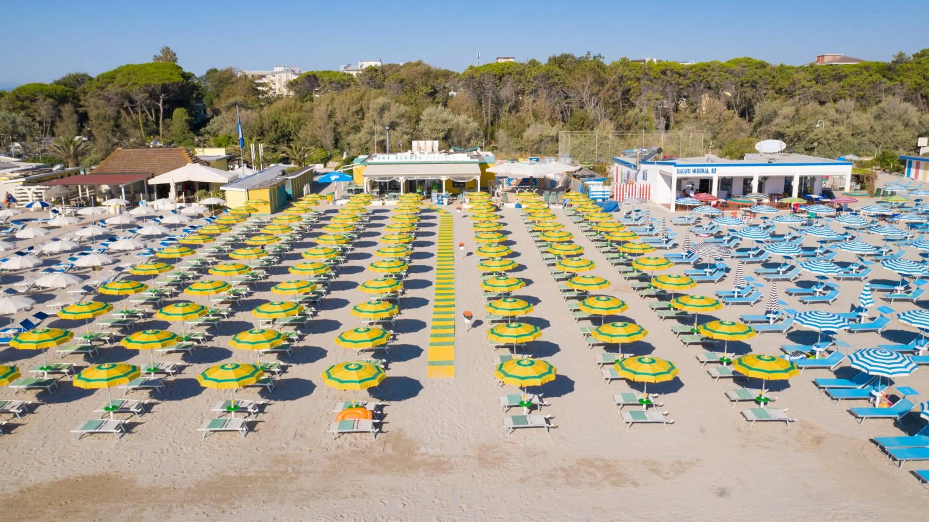 Bird's eye view in Pineta Sul Mare Camping Village