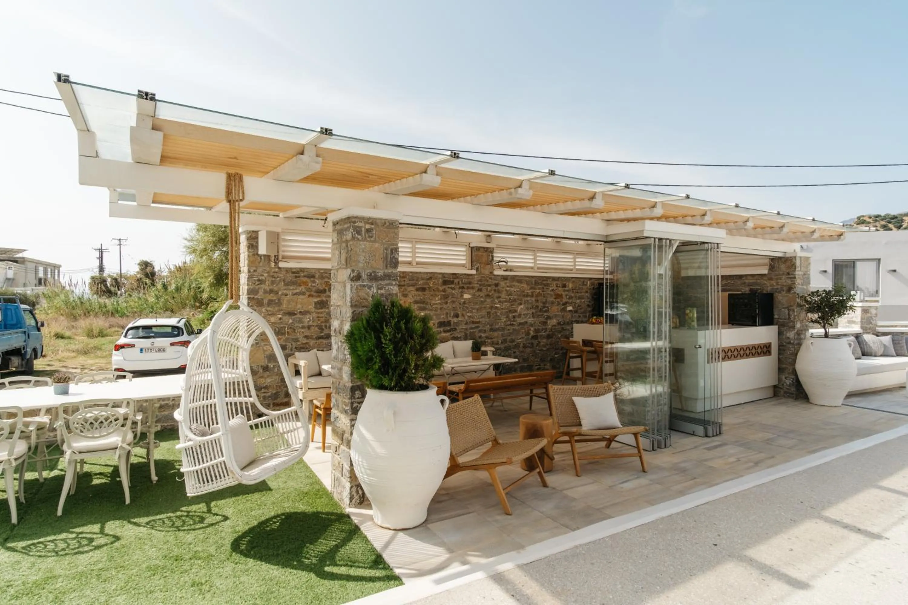 Patio in Cyano Hotel