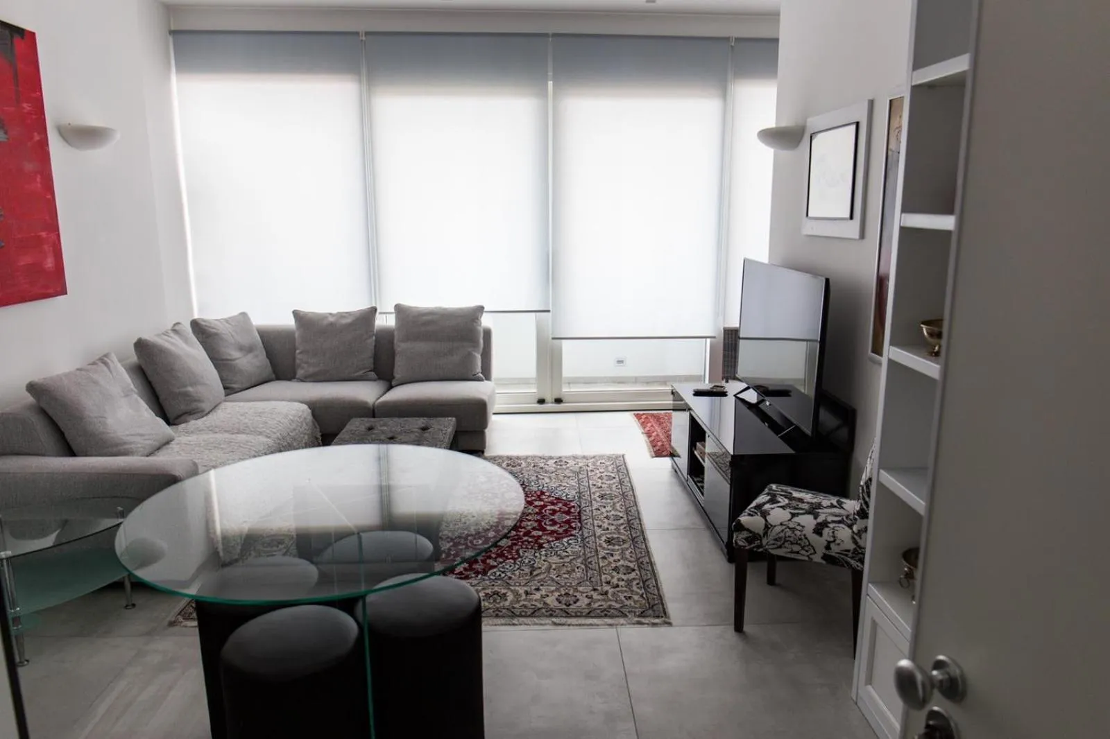 Living room in Hotel CineApollo - Ogni camera un film!