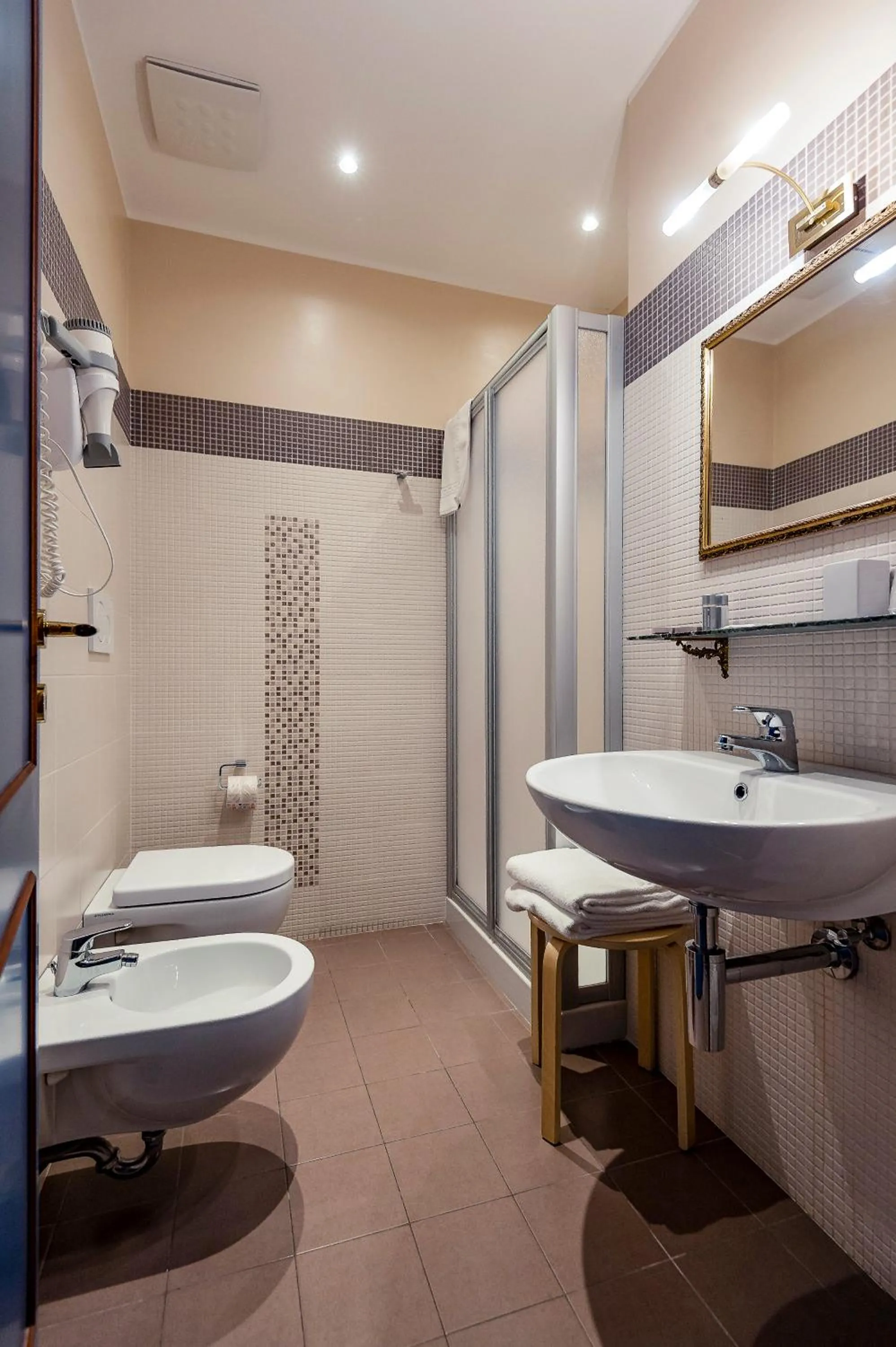 Bathroom in La Grotta Hotel