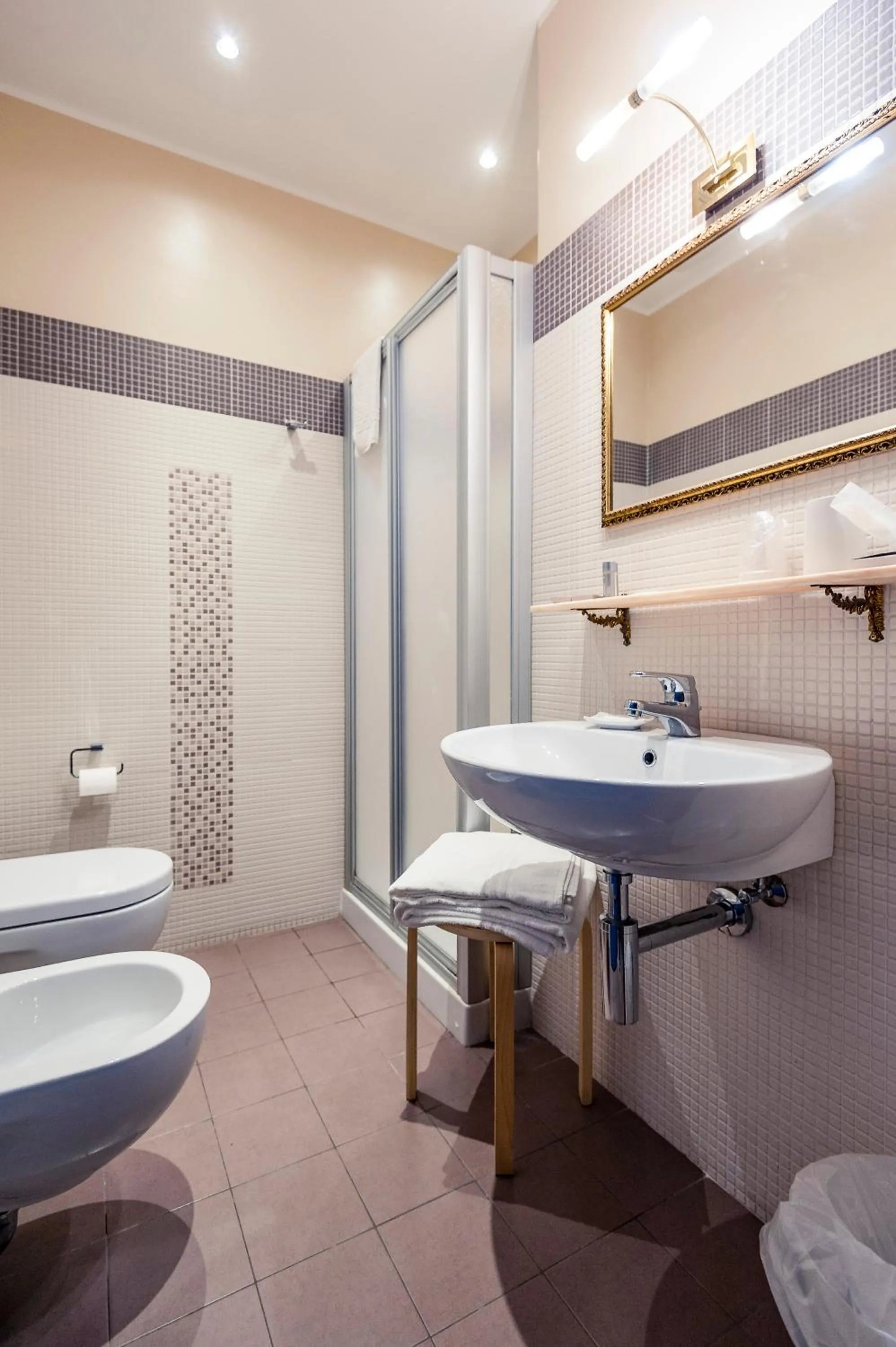 Bathroom in La Grotta Hotel