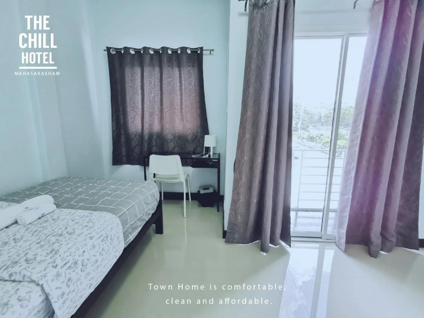 Bed in The Chill Town Home