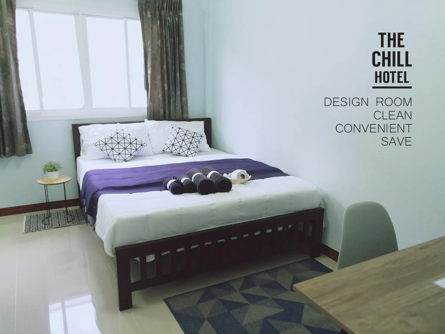 Bed in The Chill Town Home