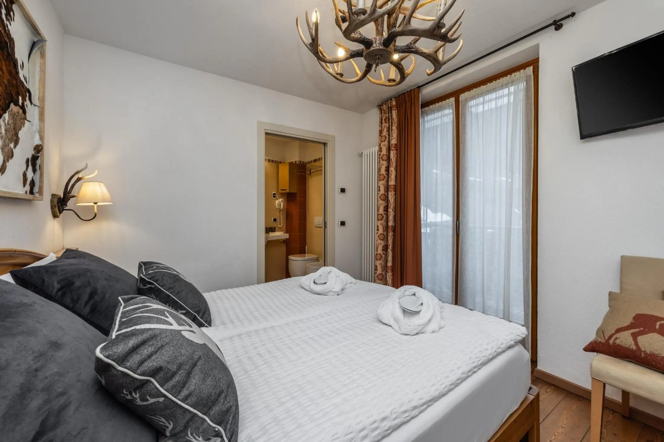 Bed in Hotel Folgarida