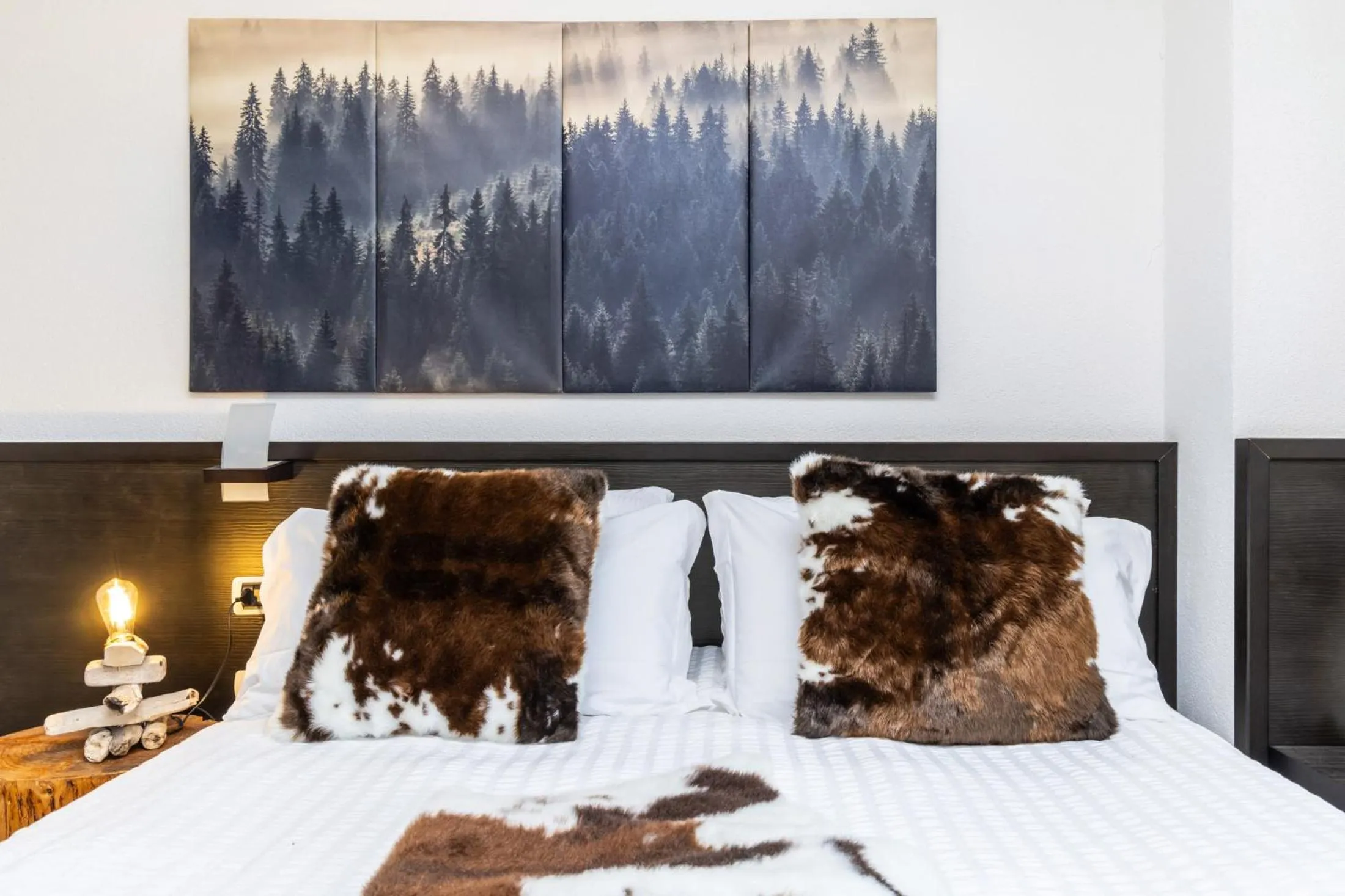 Bed in Hotel Folgarida