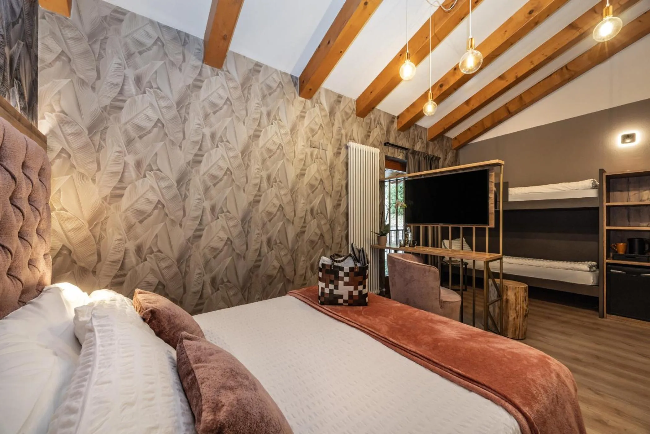 Bed in Hotel Folgarida