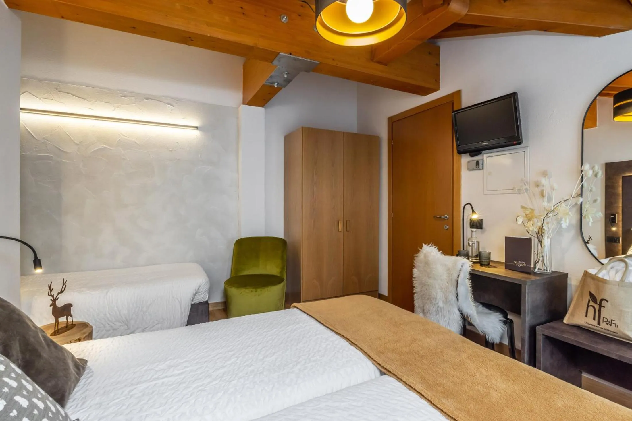 Bed in Hotel Folgarida