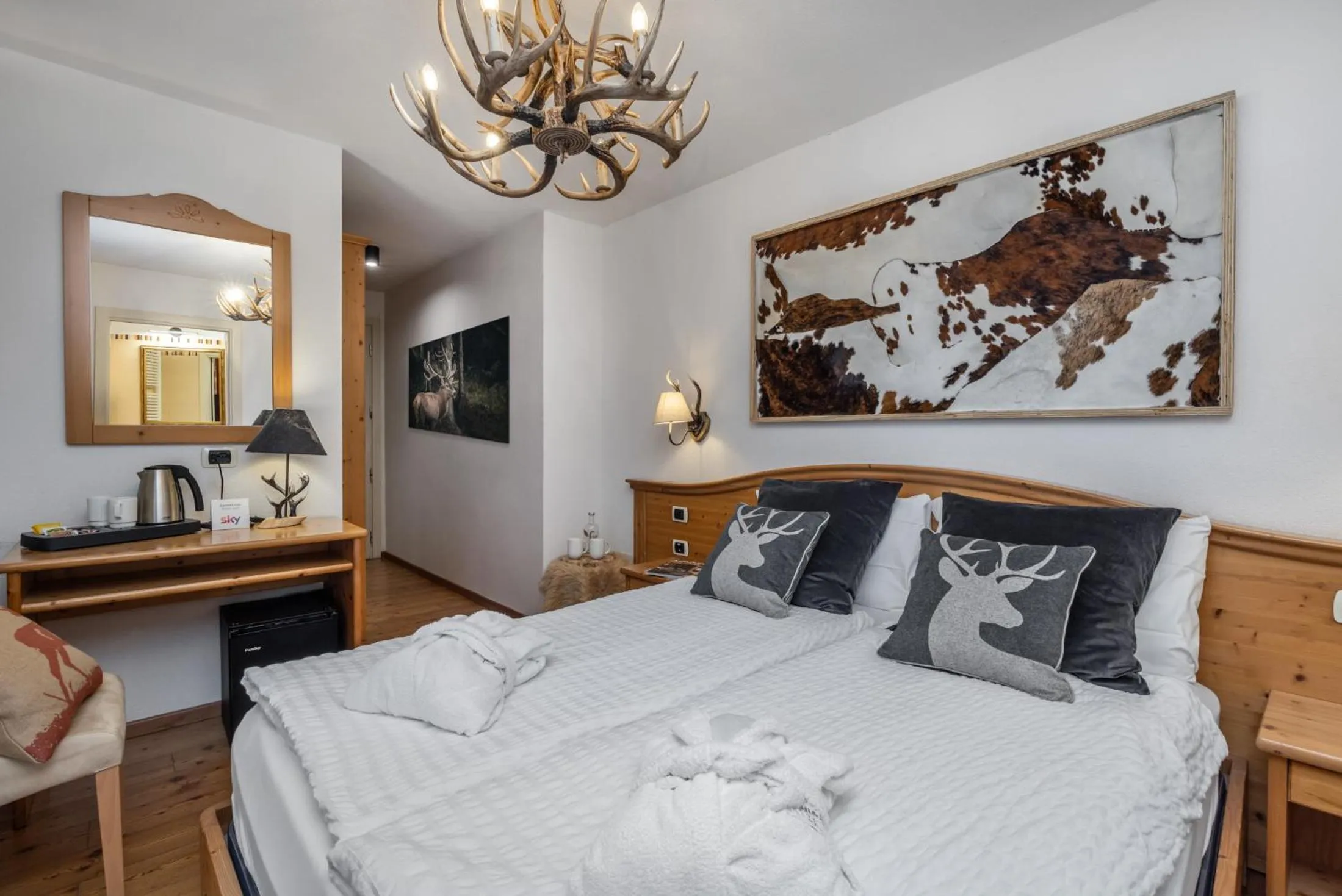 Bed in Hotel Folgarida