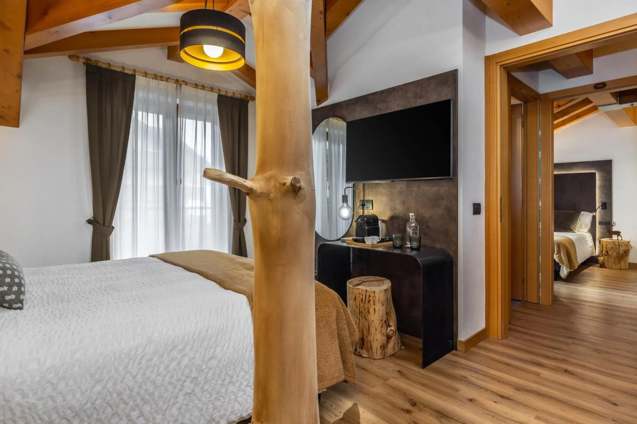 Bed in Hotel Folgarida