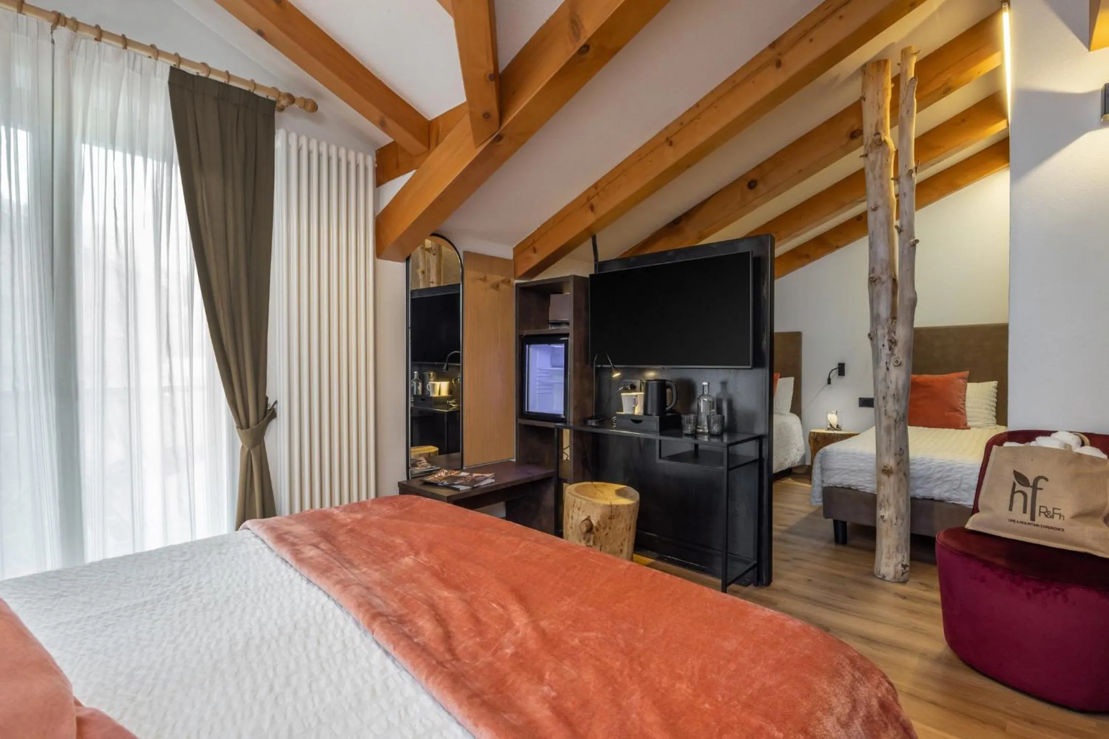 Bed in Hotel Folgarida