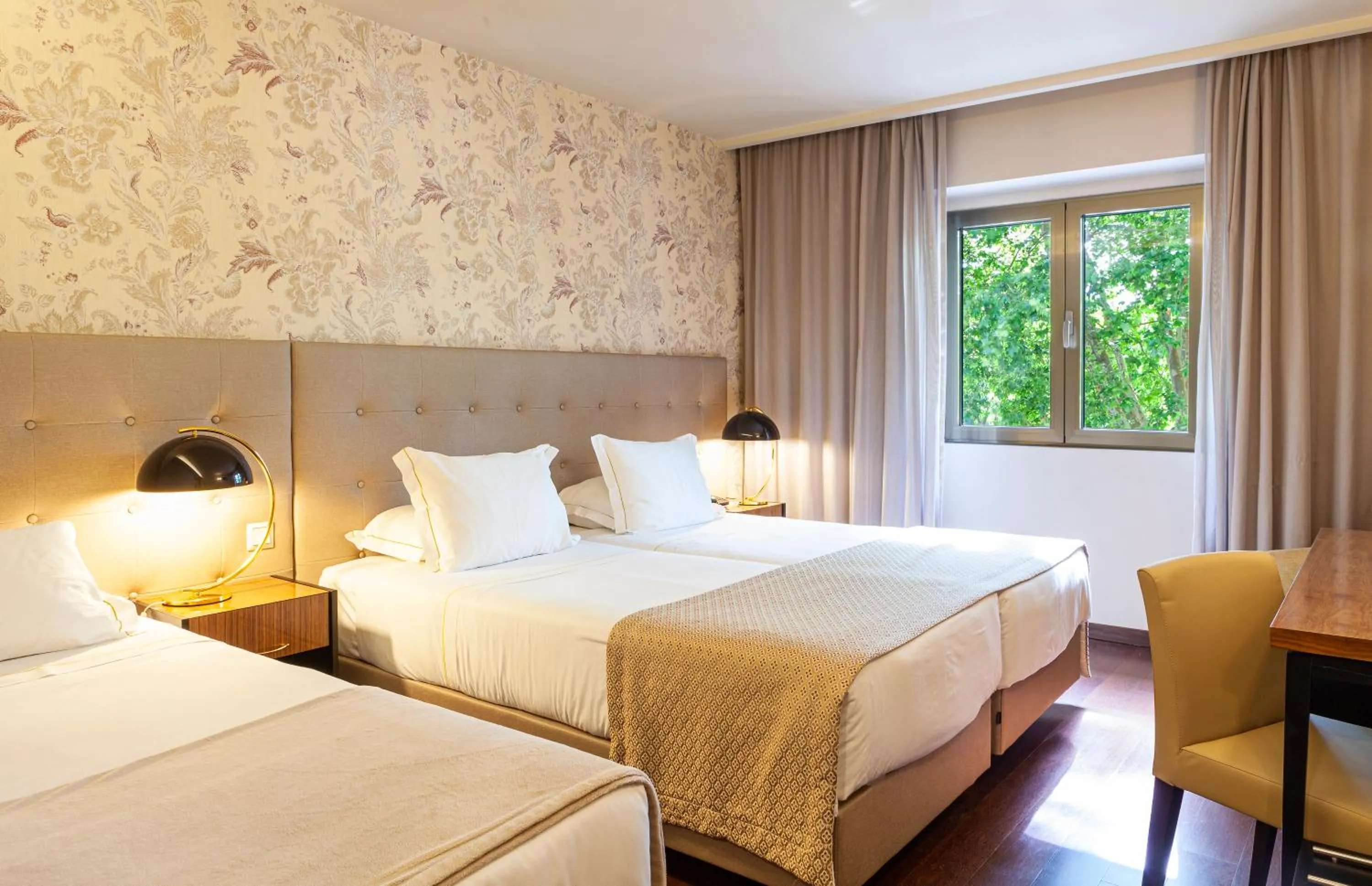 Bed in Hotel Lis Batalha