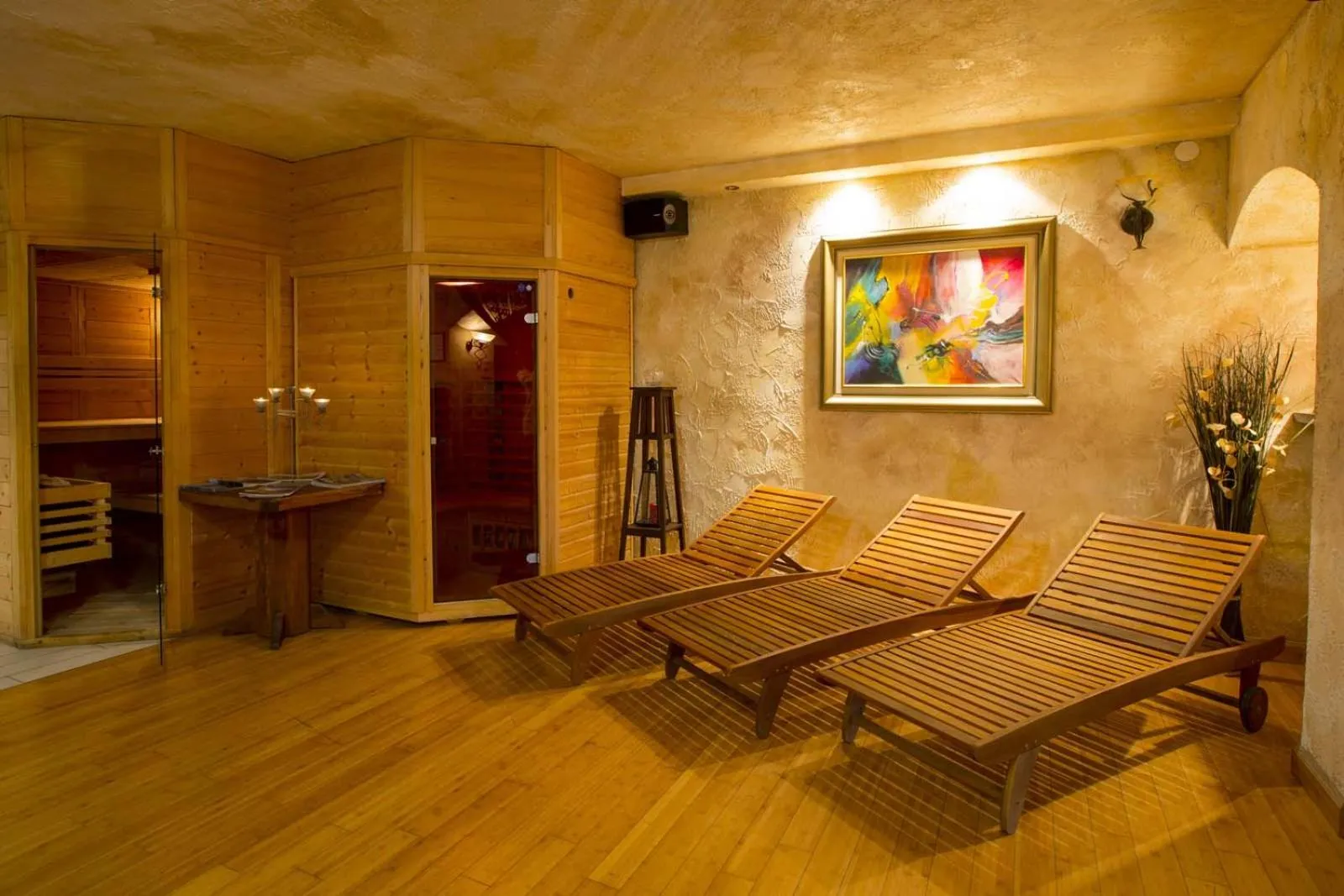 Sauna in Hotel Medno