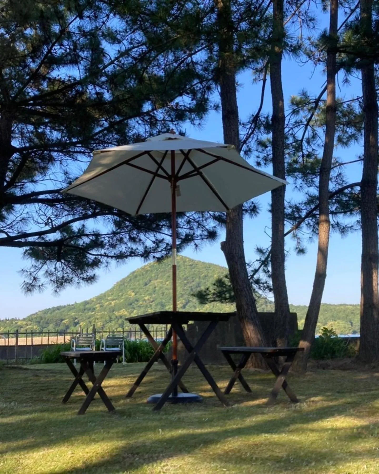 Garden in Waterside Cottage Heron