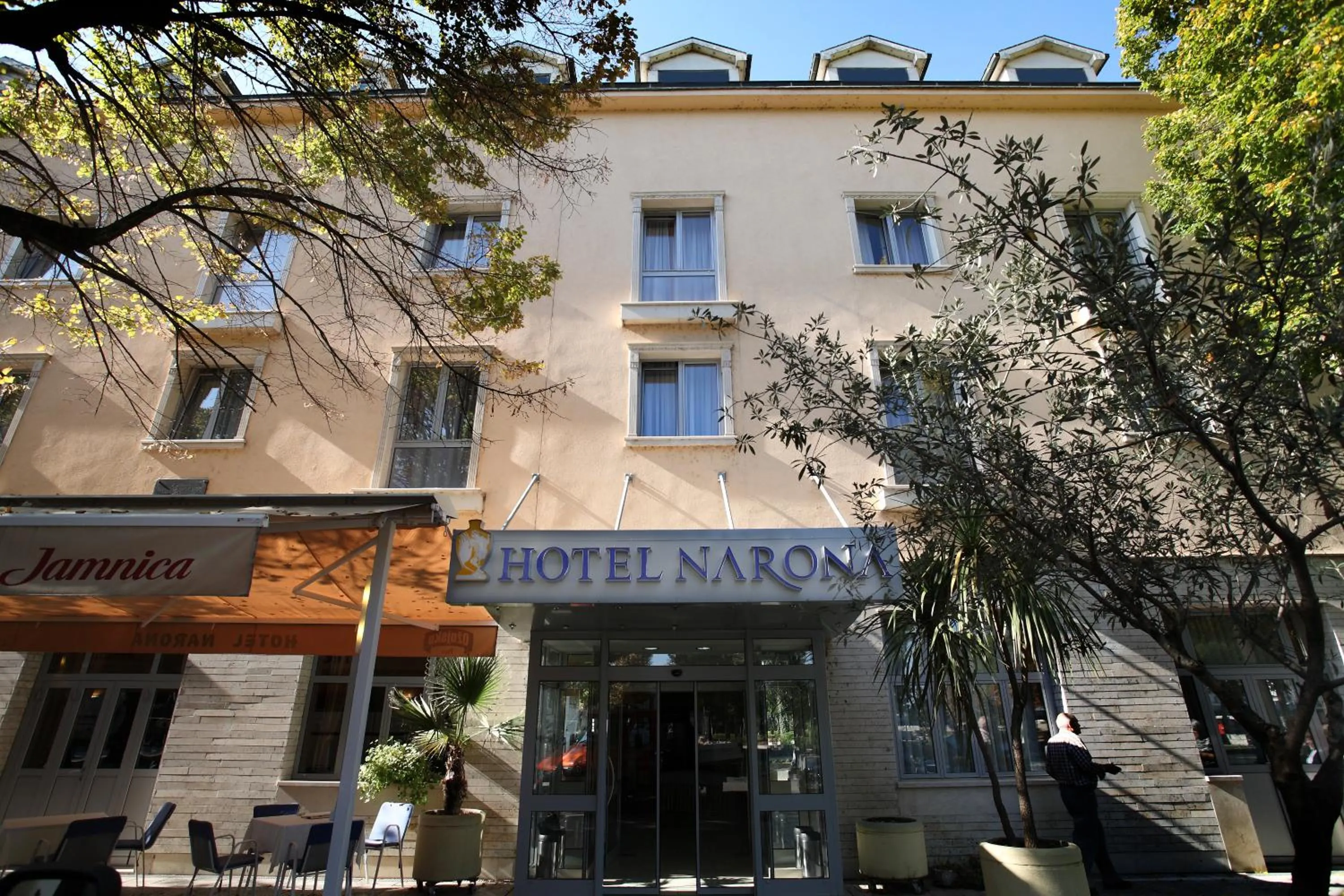 Facade/entrance in Hotel Narona