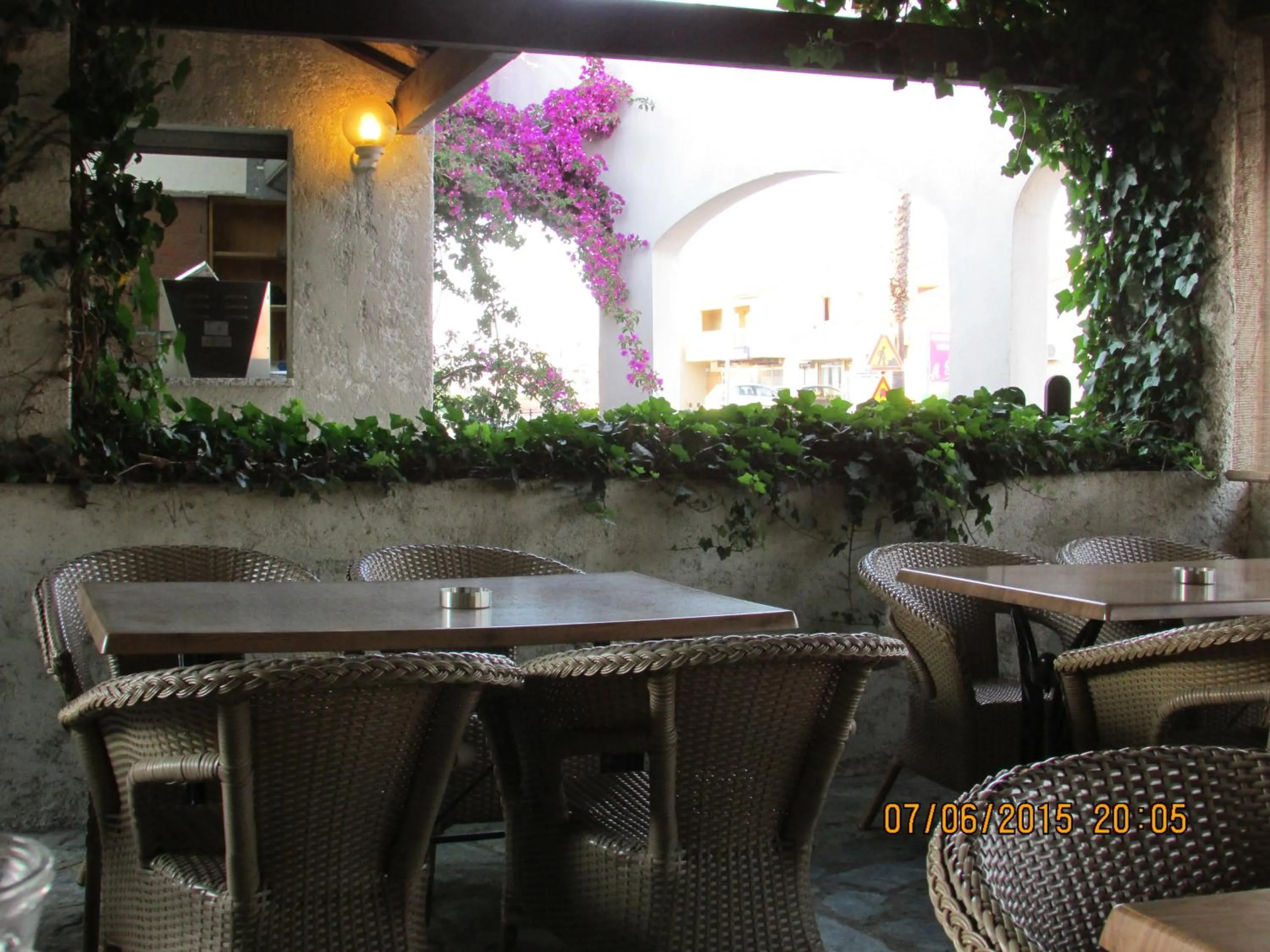 Patio in Hotel Costa Verde