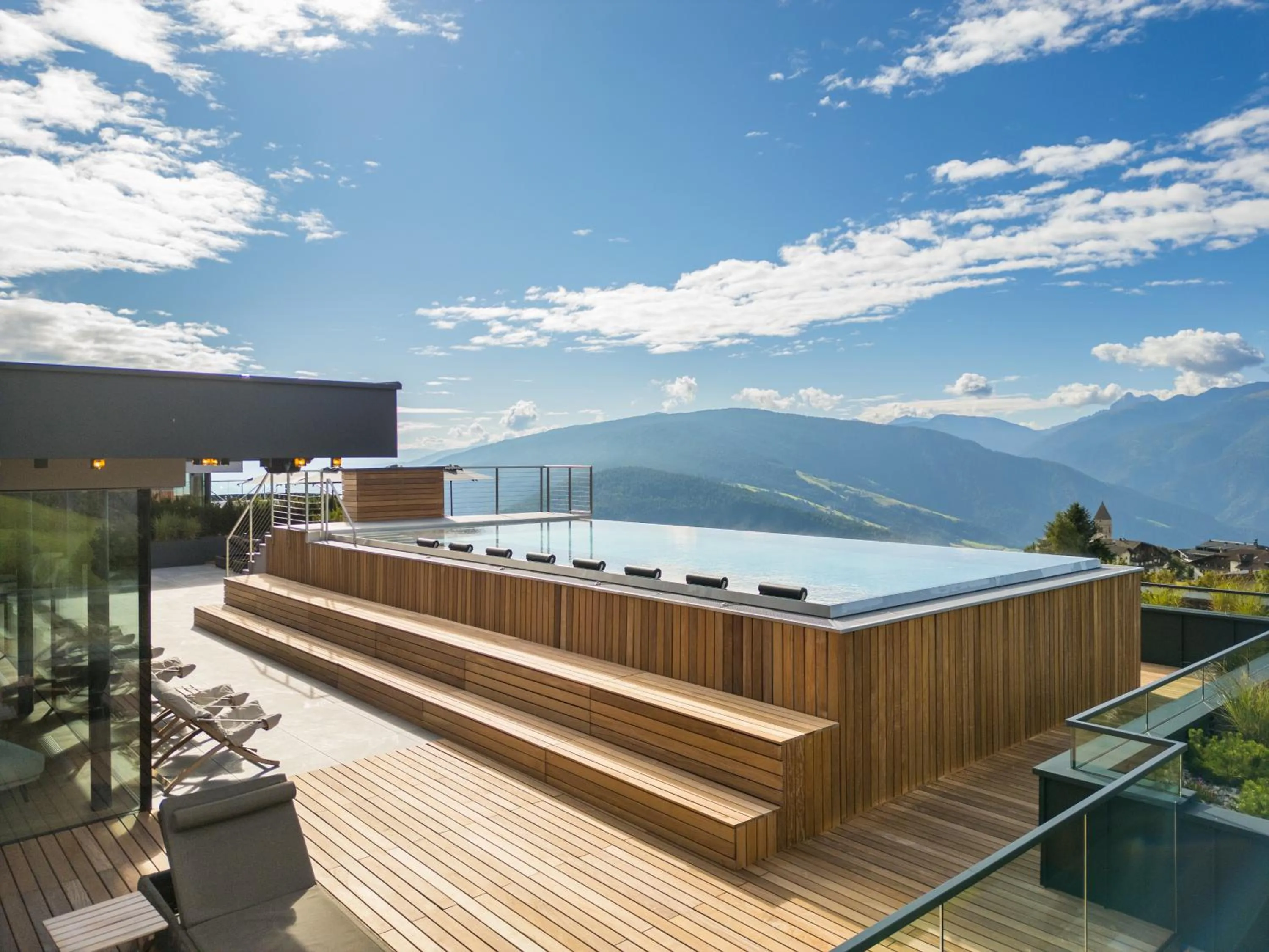 Swimming pool in SONNENBERG Panorama Dolomites Wellbeing