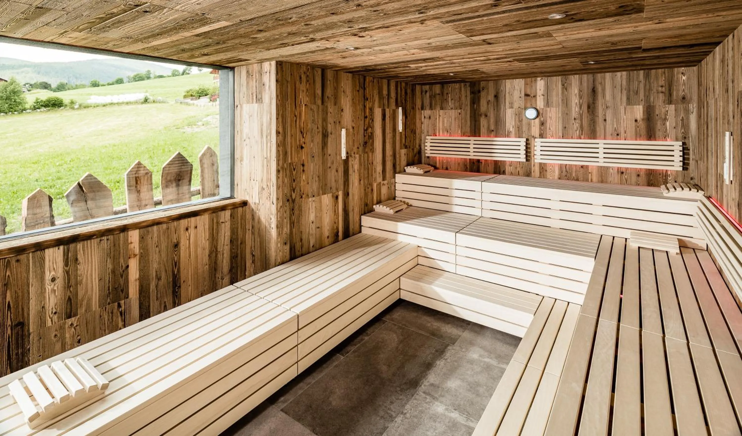 Sauna in SONNENBERG Panorama Dolomites Wellbeing