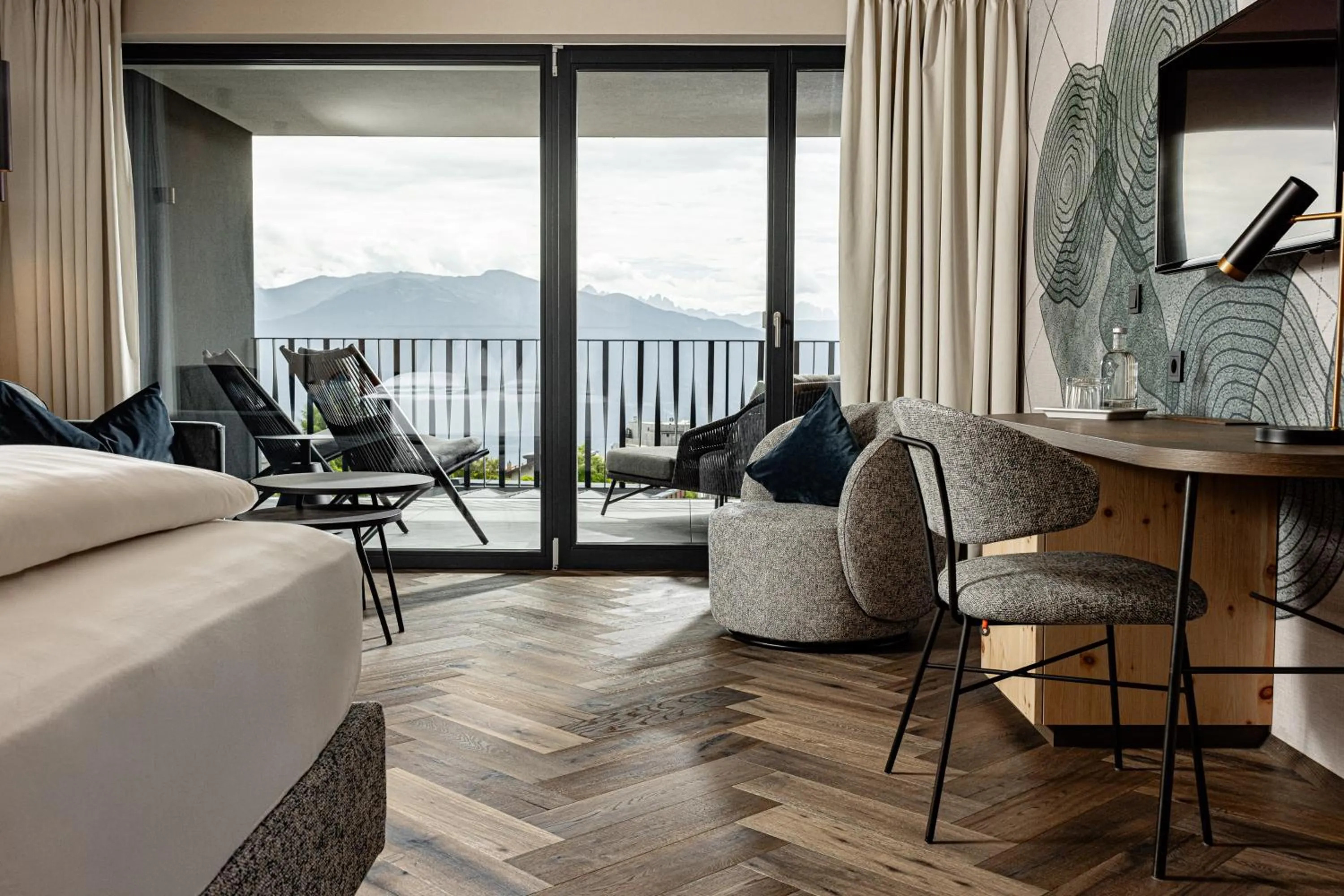 Balcony/Terrace in SONNENBERG Panorama Dolomites Wellbeing