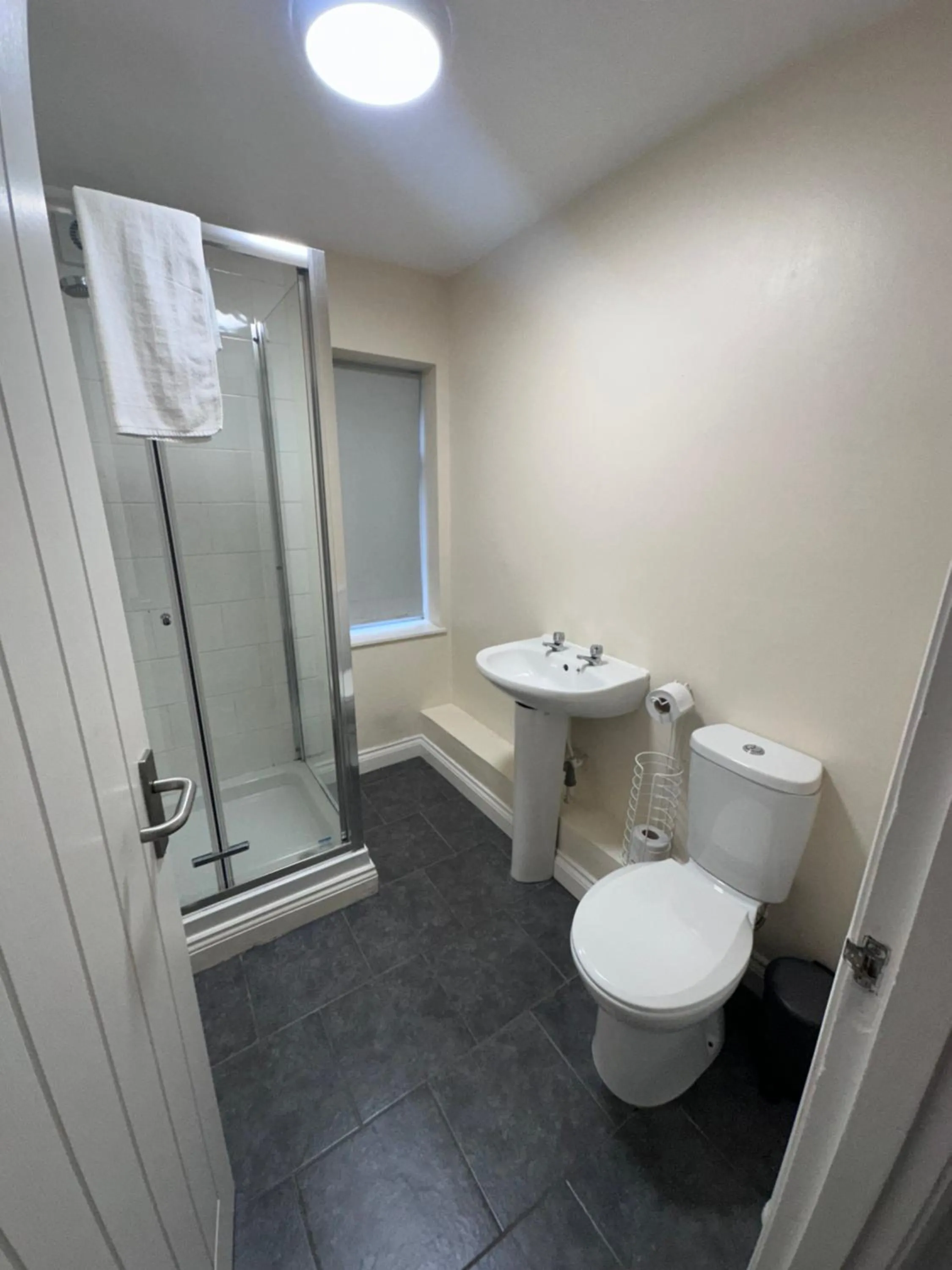 Shower in Minworth Lodge