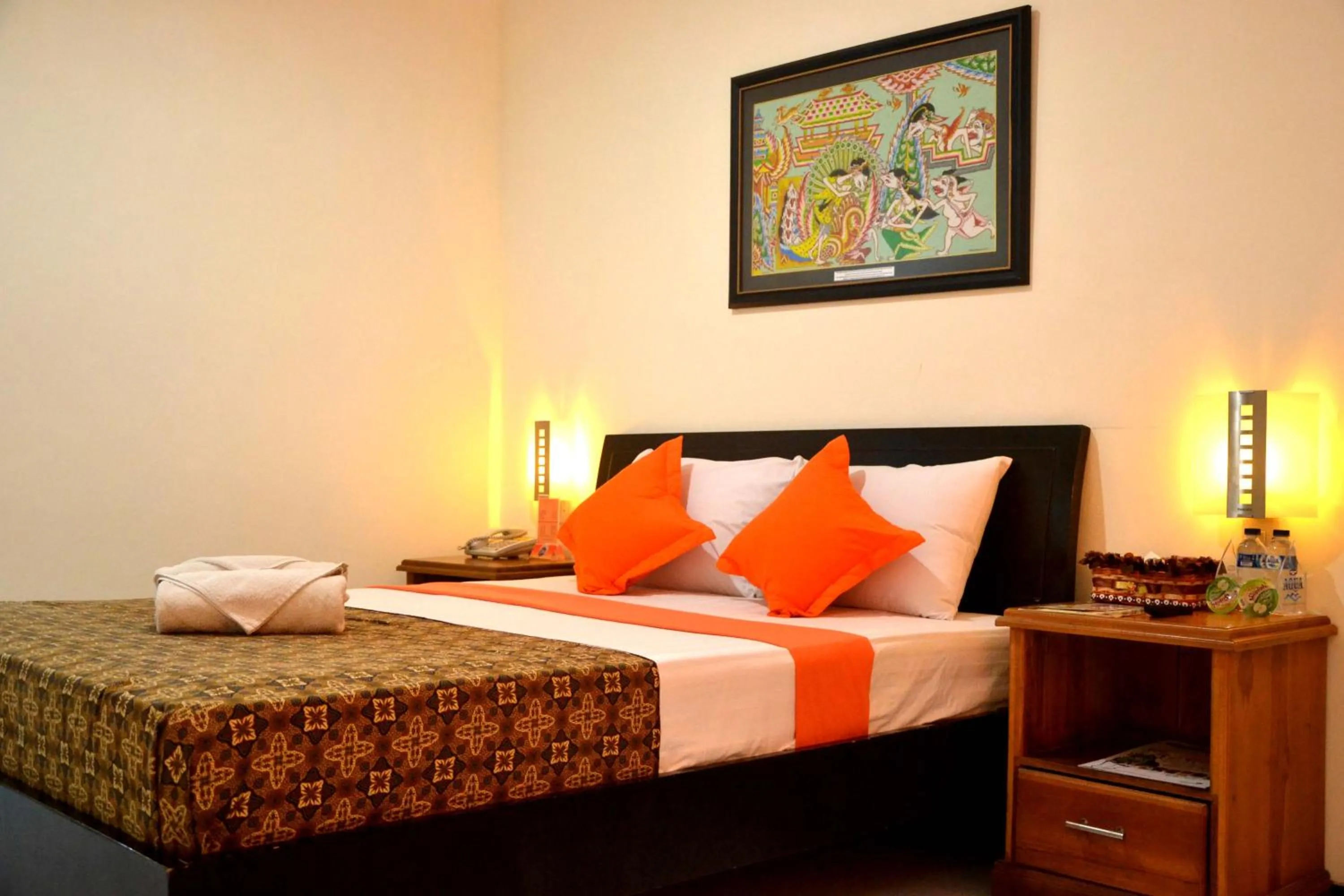 Bed in Helios Hotel Malang