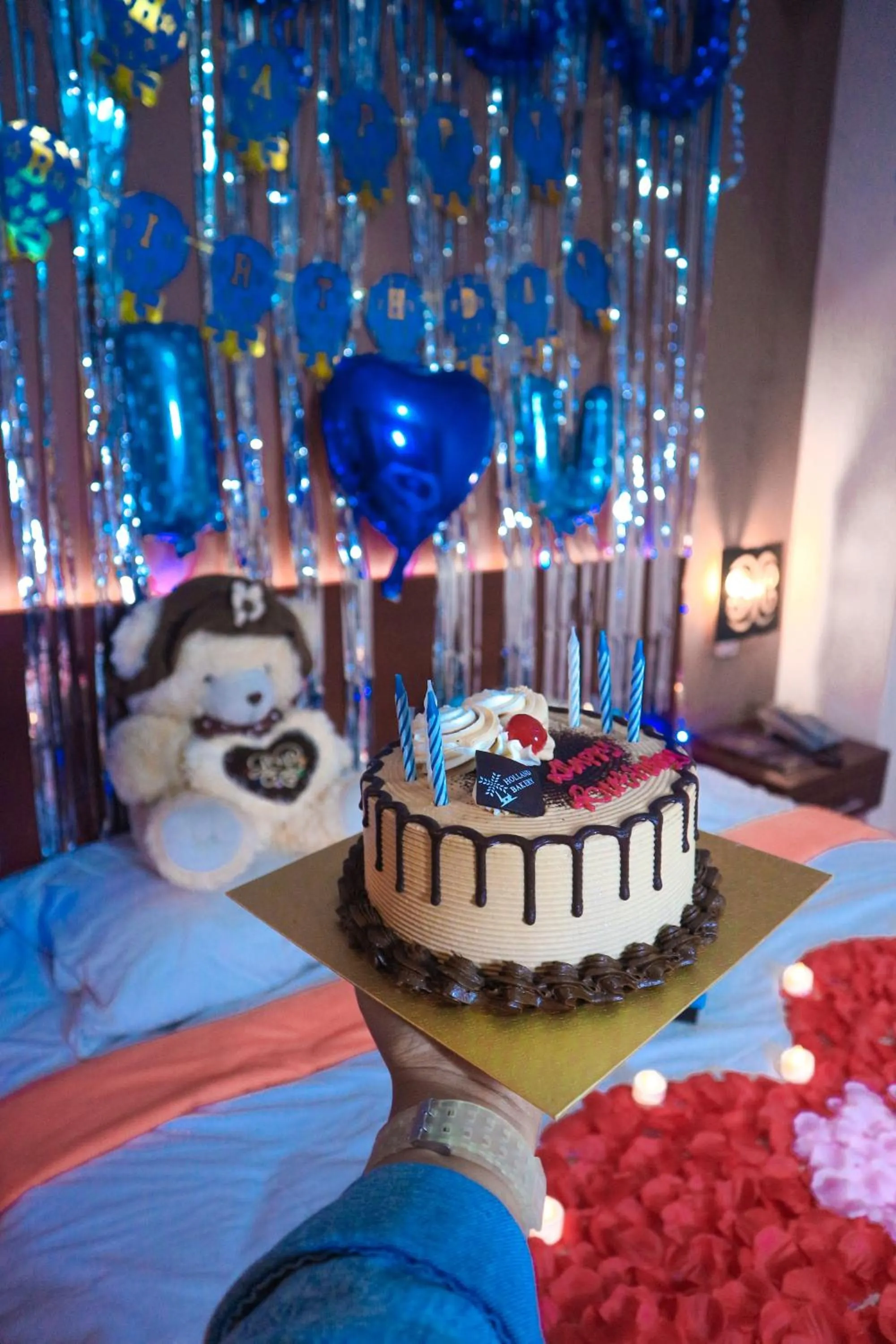 Bed in Helios Hotel Malang