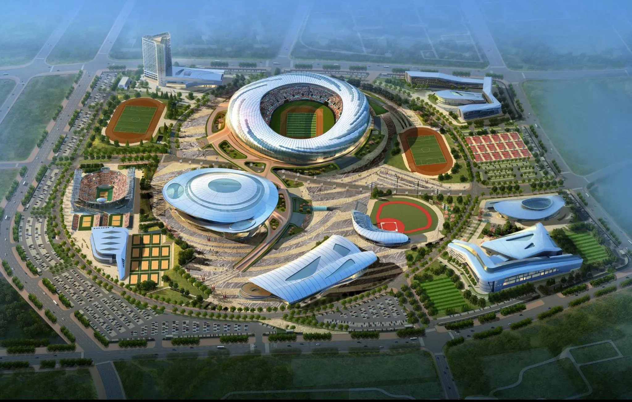 Nearby landmark in Crowne Plaza Dalian Sports Center by IHG