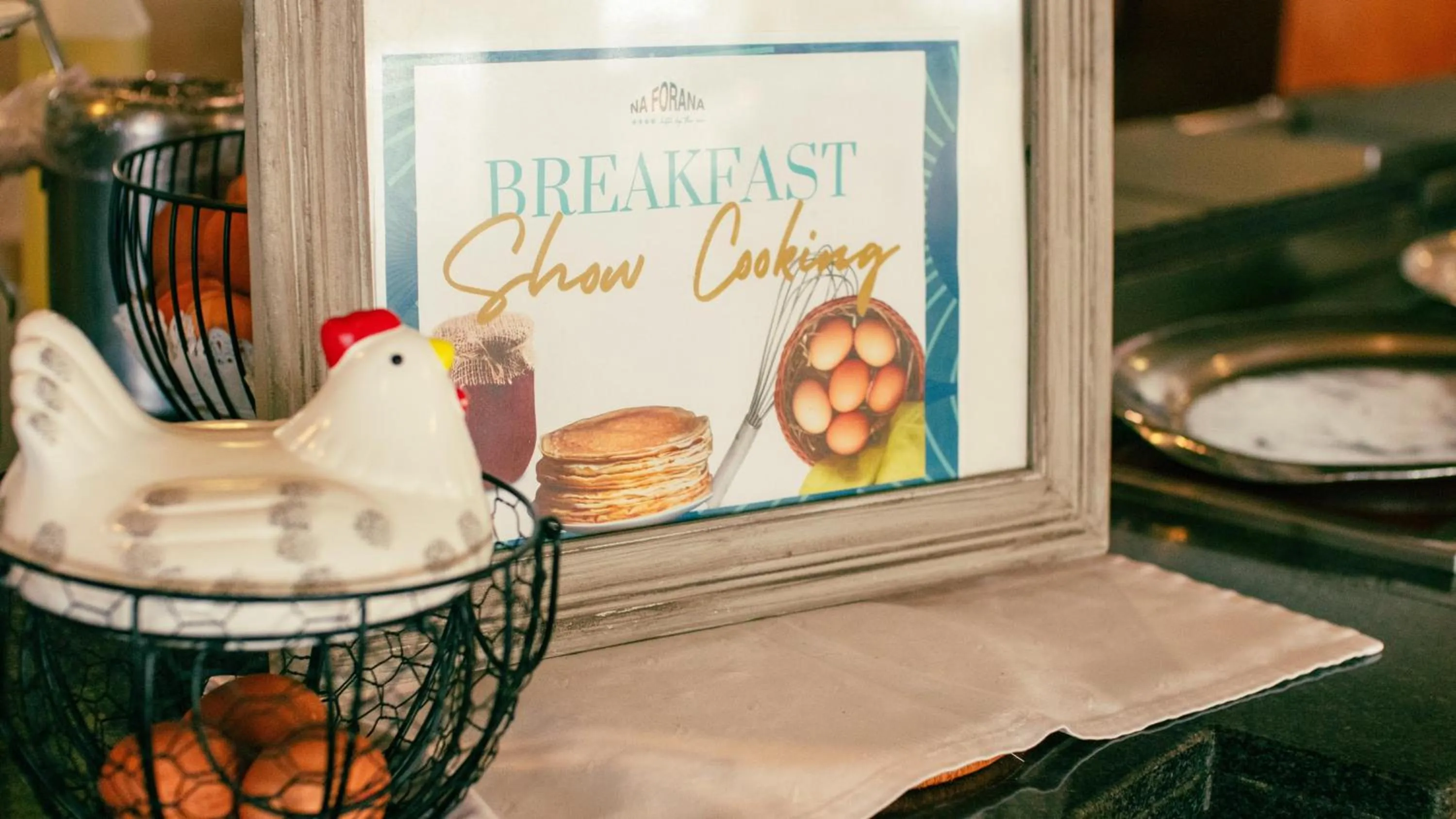 Buffet breakfast in Hotel Na Forana