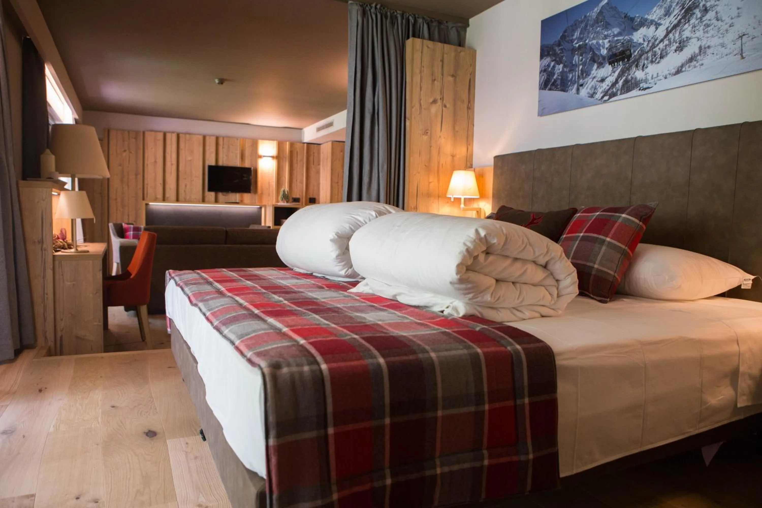 Bedroom, Bed in Hotel La Vetta