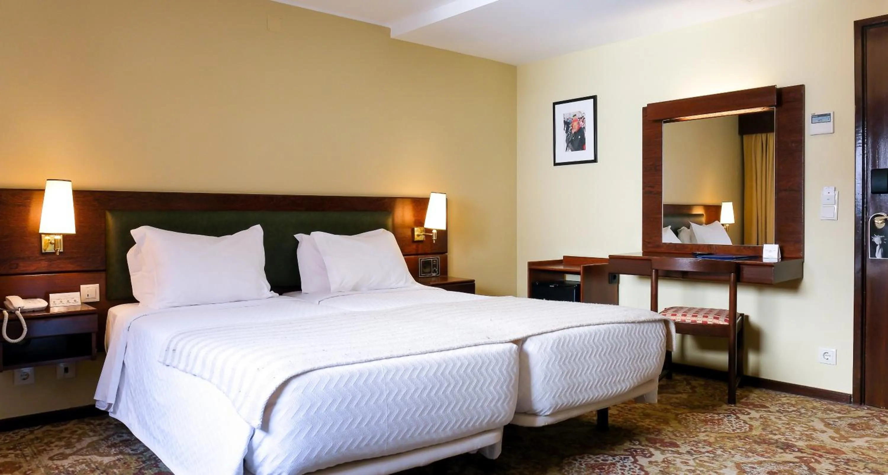 Bed in Hotel Sao Jose