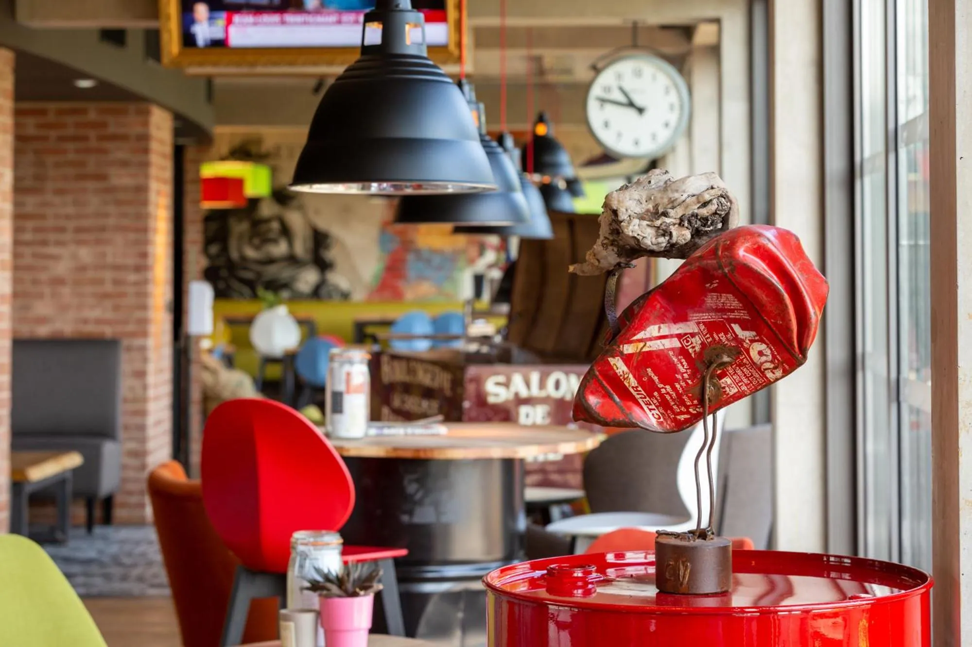 Lounge or bar in Lorraine Hôtel Nancy Ouest - Laxou