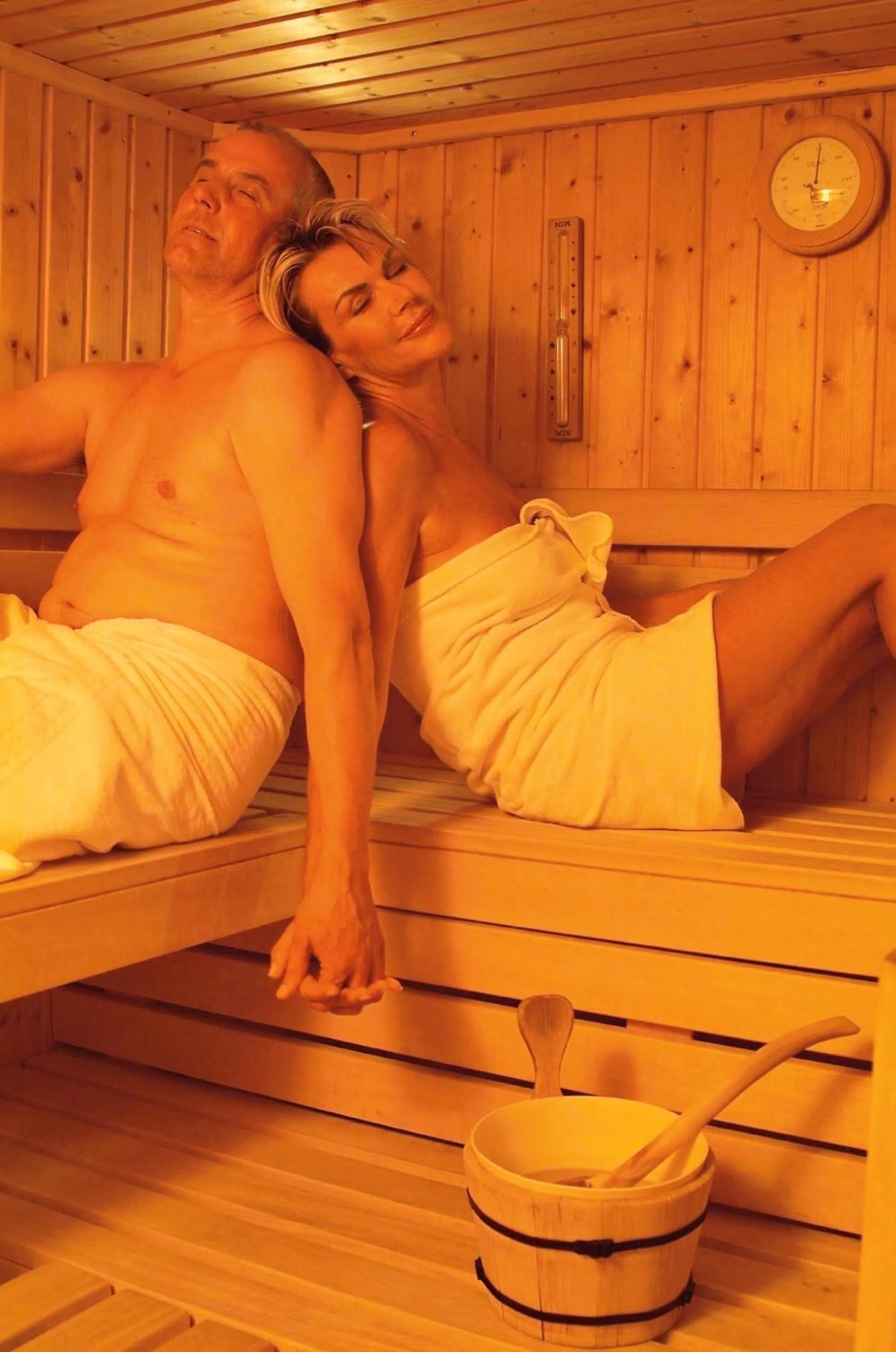 Sauna in B&B Hotel Alpenrose Rooms & Apartments