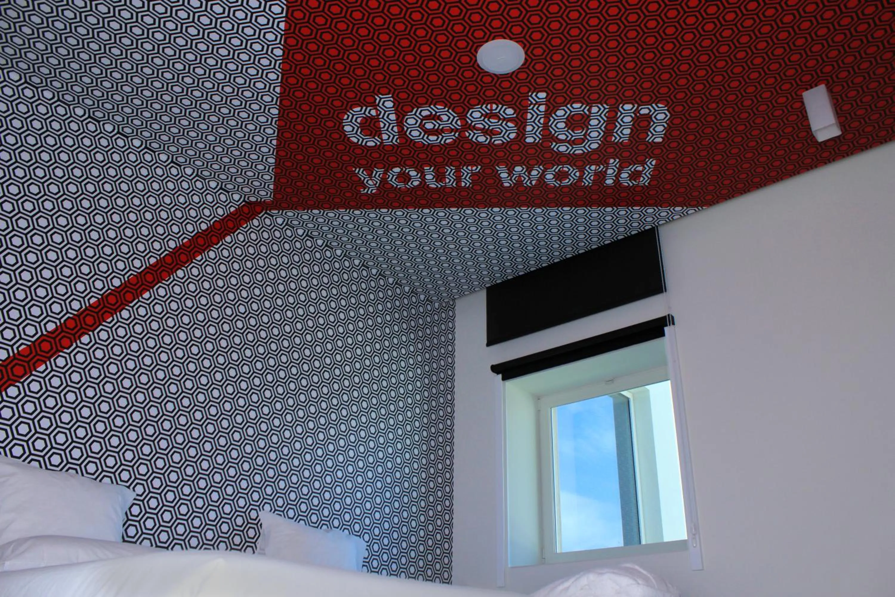 Decorative detail, Bed in Design & Wine Hotel