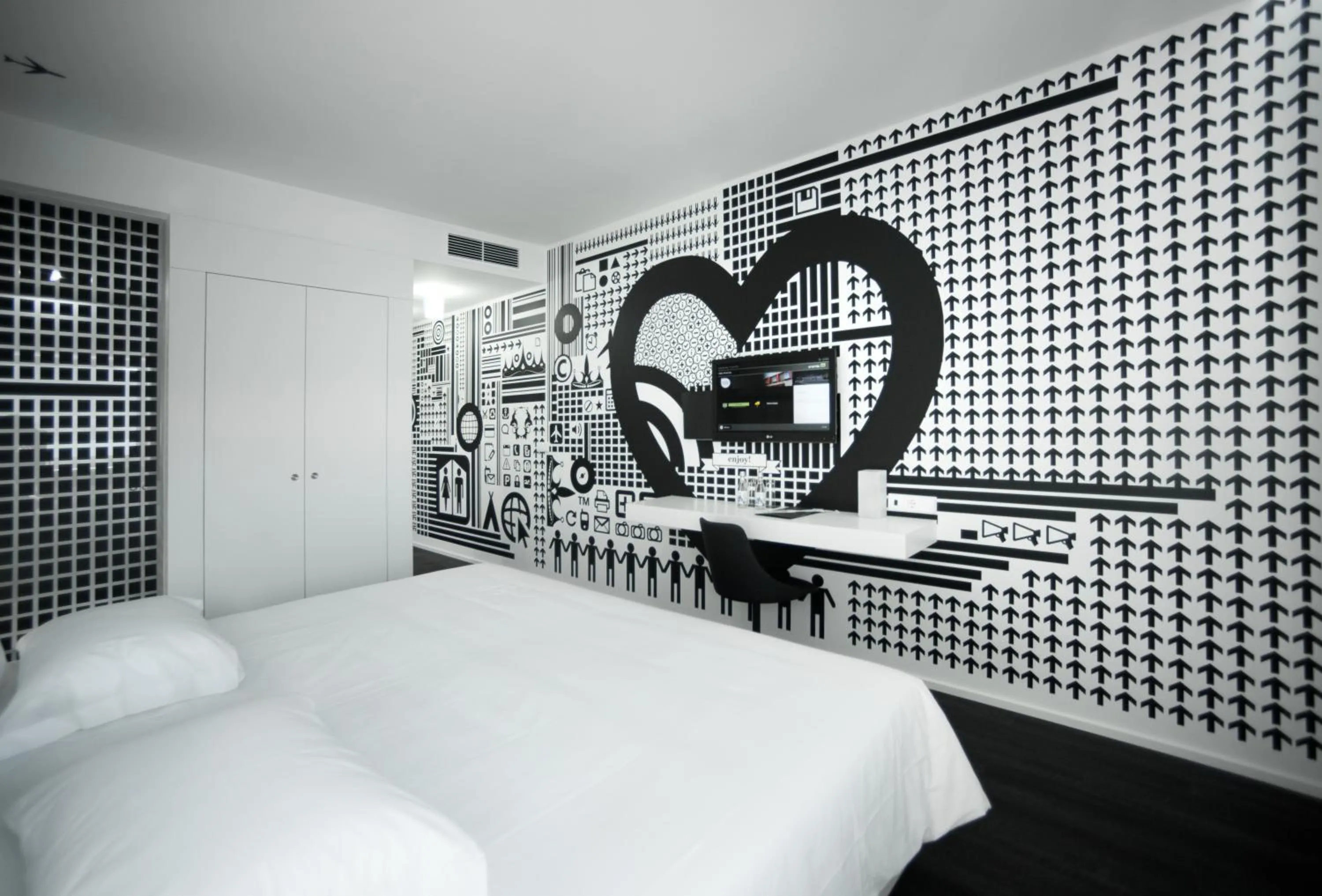 Bed in Design & Wine Hotel