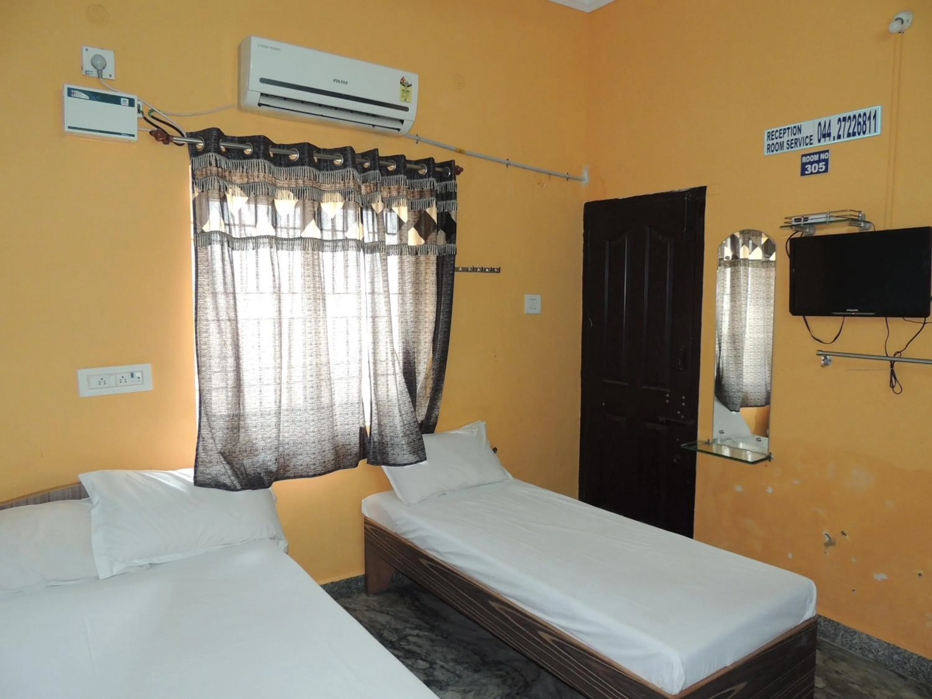 Bed in Radha Party Hall