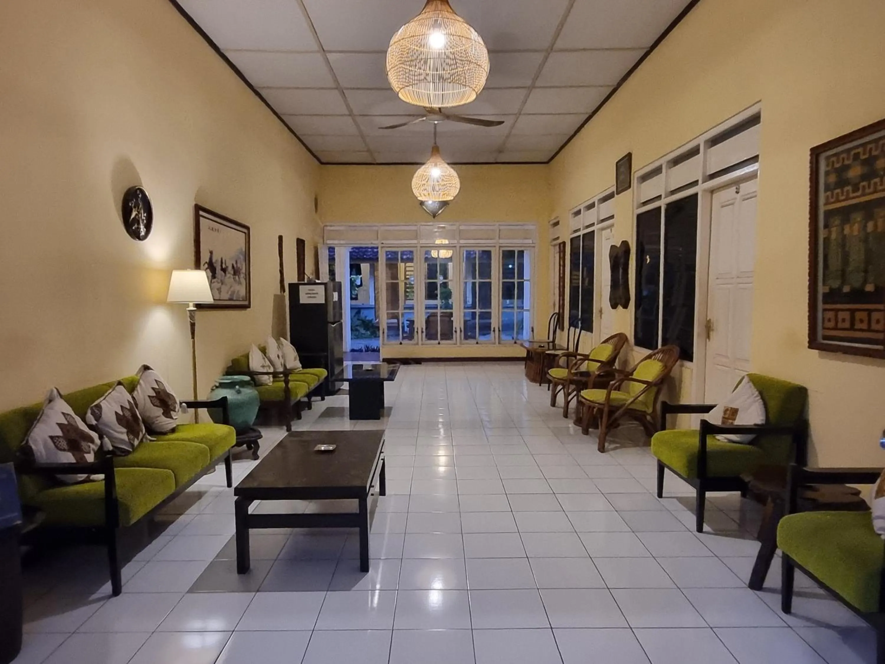 Living room in Banana Homestay Prawirodirjan